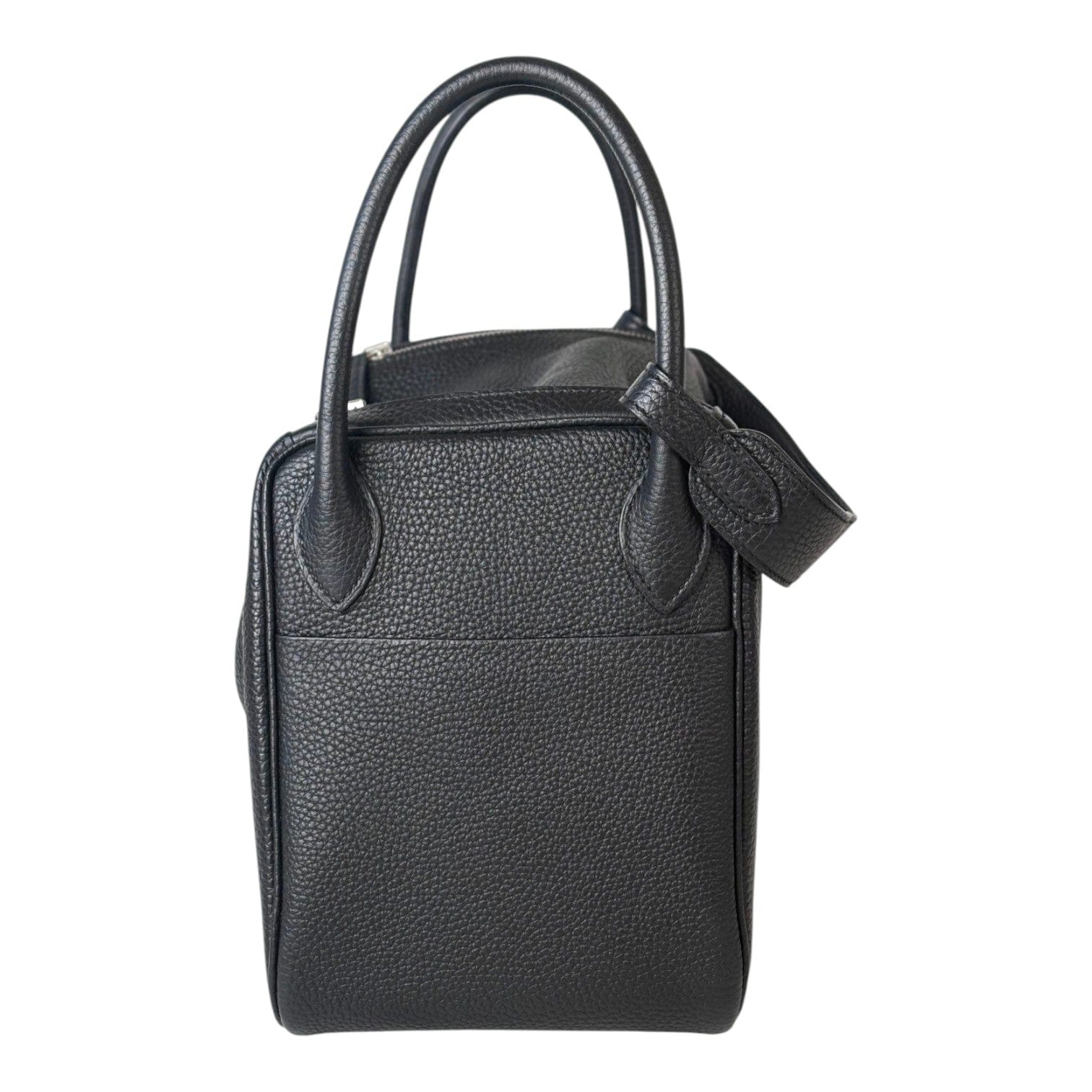 Hermes Hermes Black Lindy 30cm in Clemence with PHW