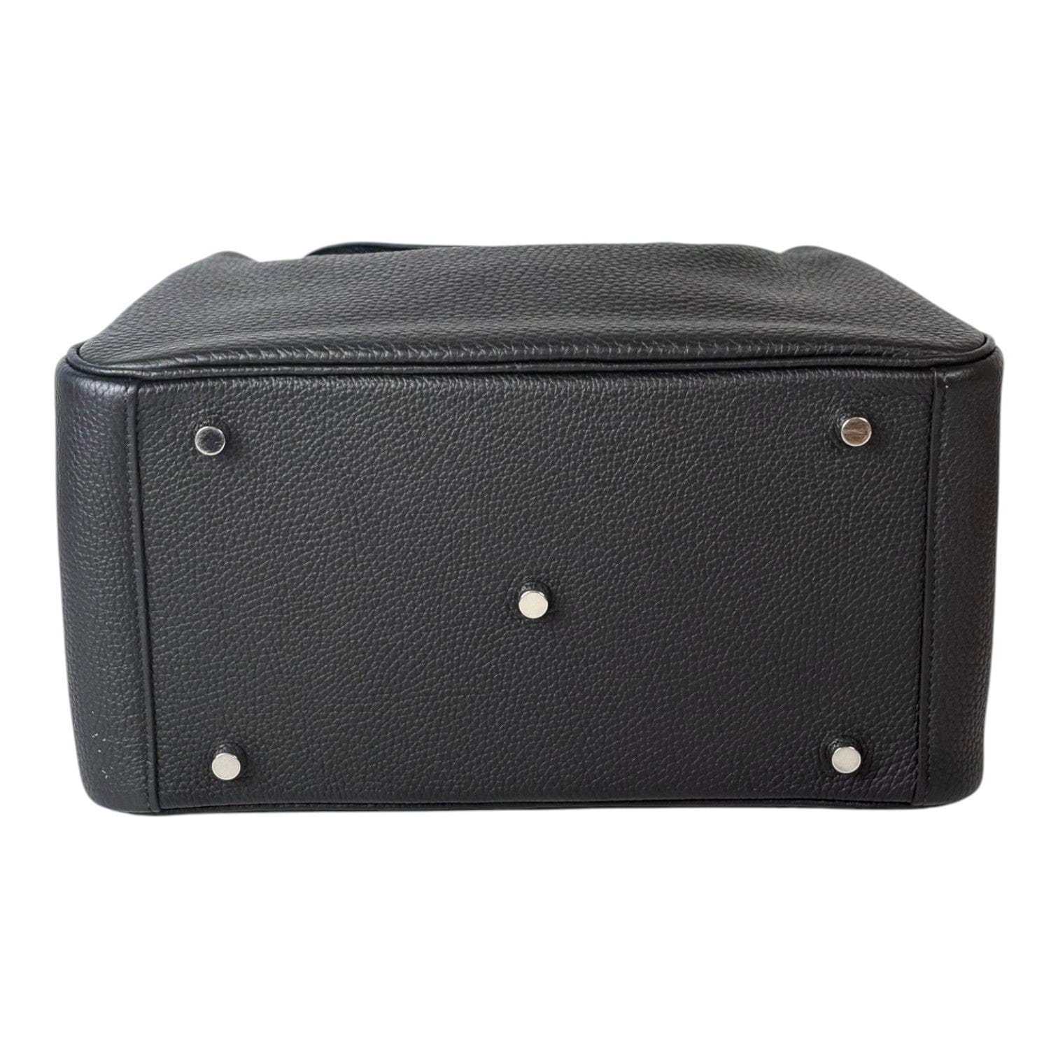 Hermes Hermes Black Lindy 30cm in Clemence with PHW