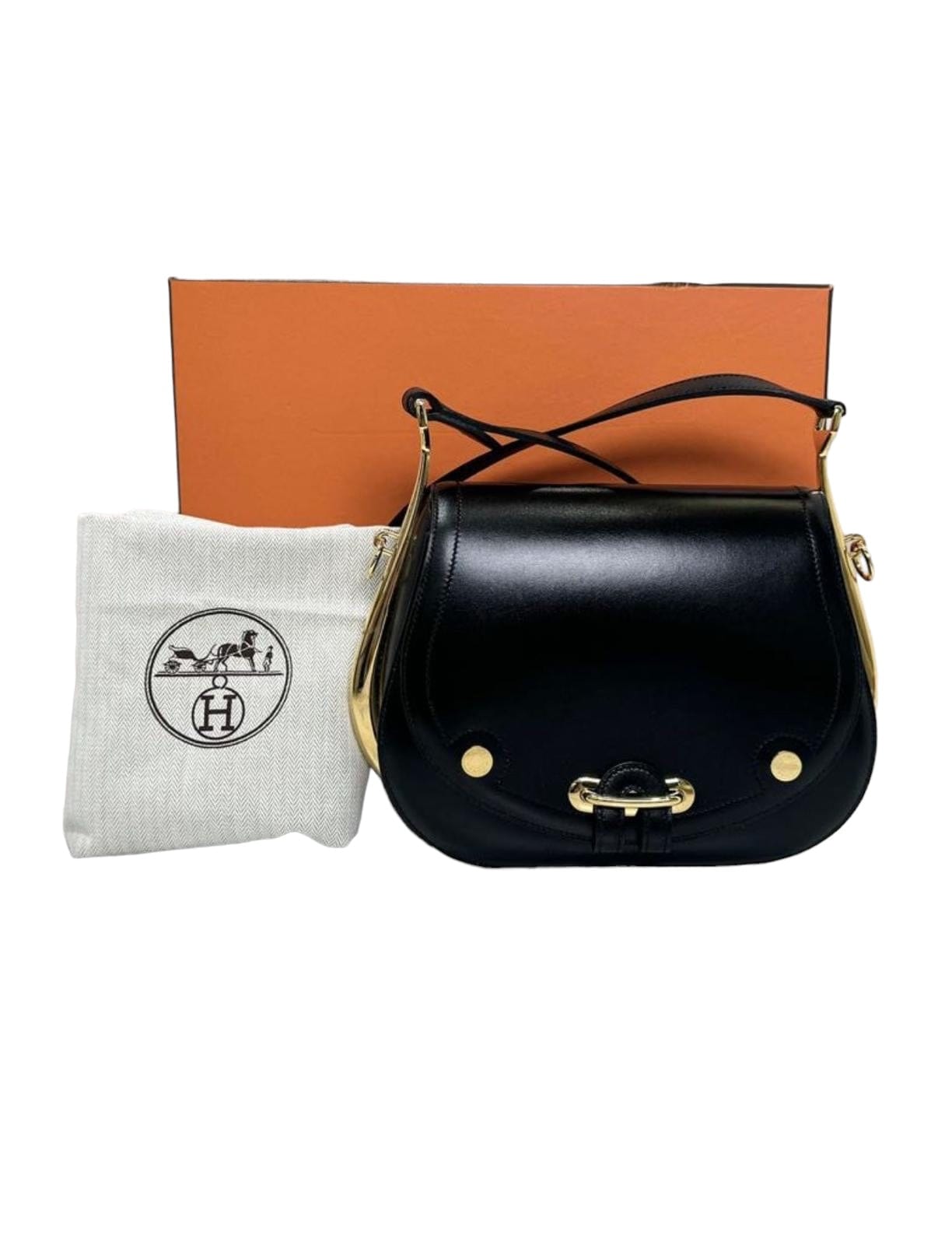 Hermes Hermes Black Passe-Guide Bag