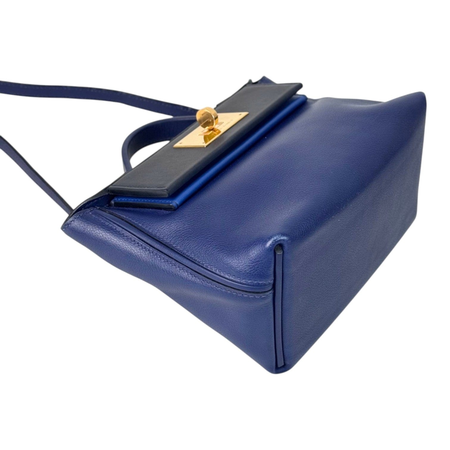 Hermes Hermes Blue 2424 Mini Bag in Evercolour