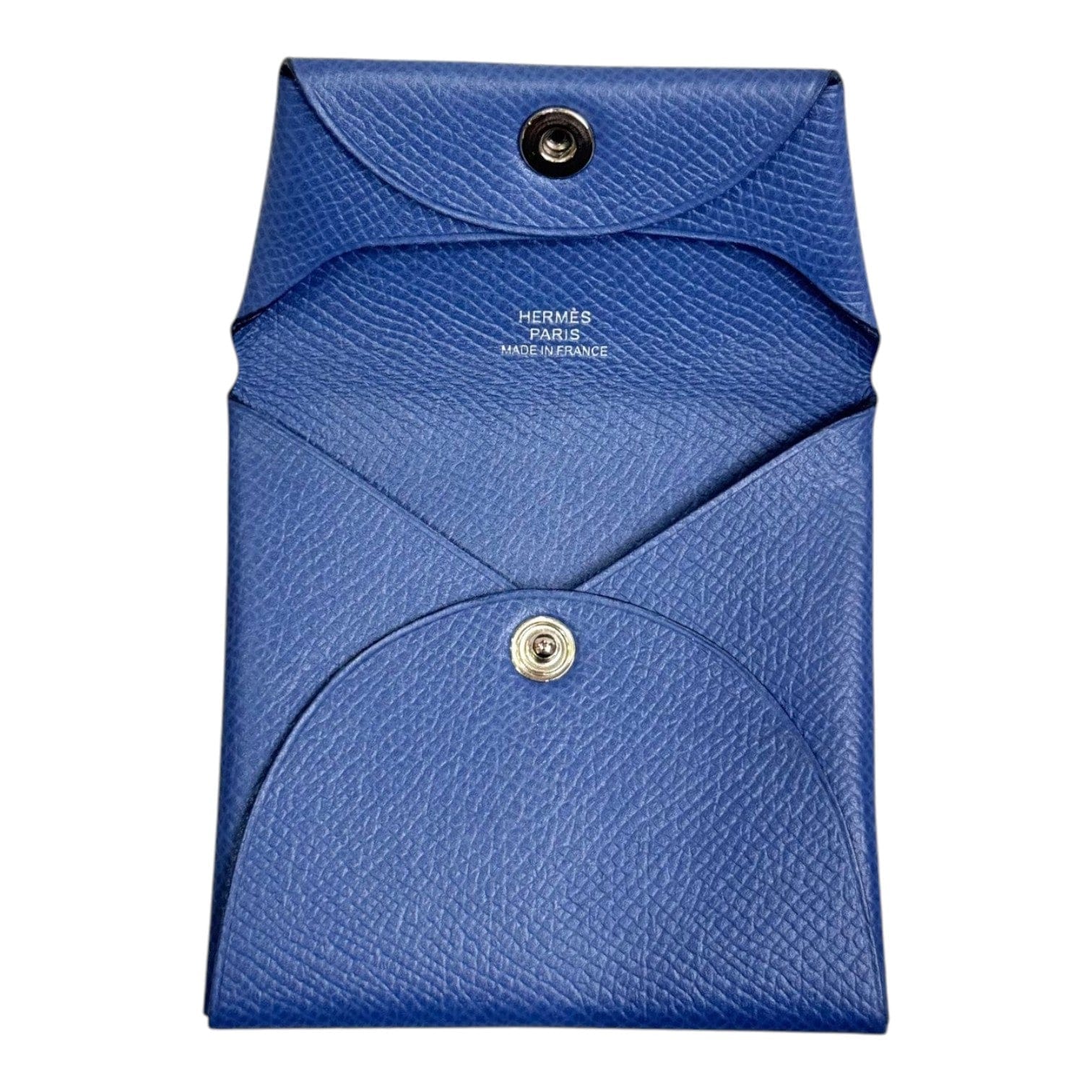 Hermes Hermes Blue Coin Purse Wallet