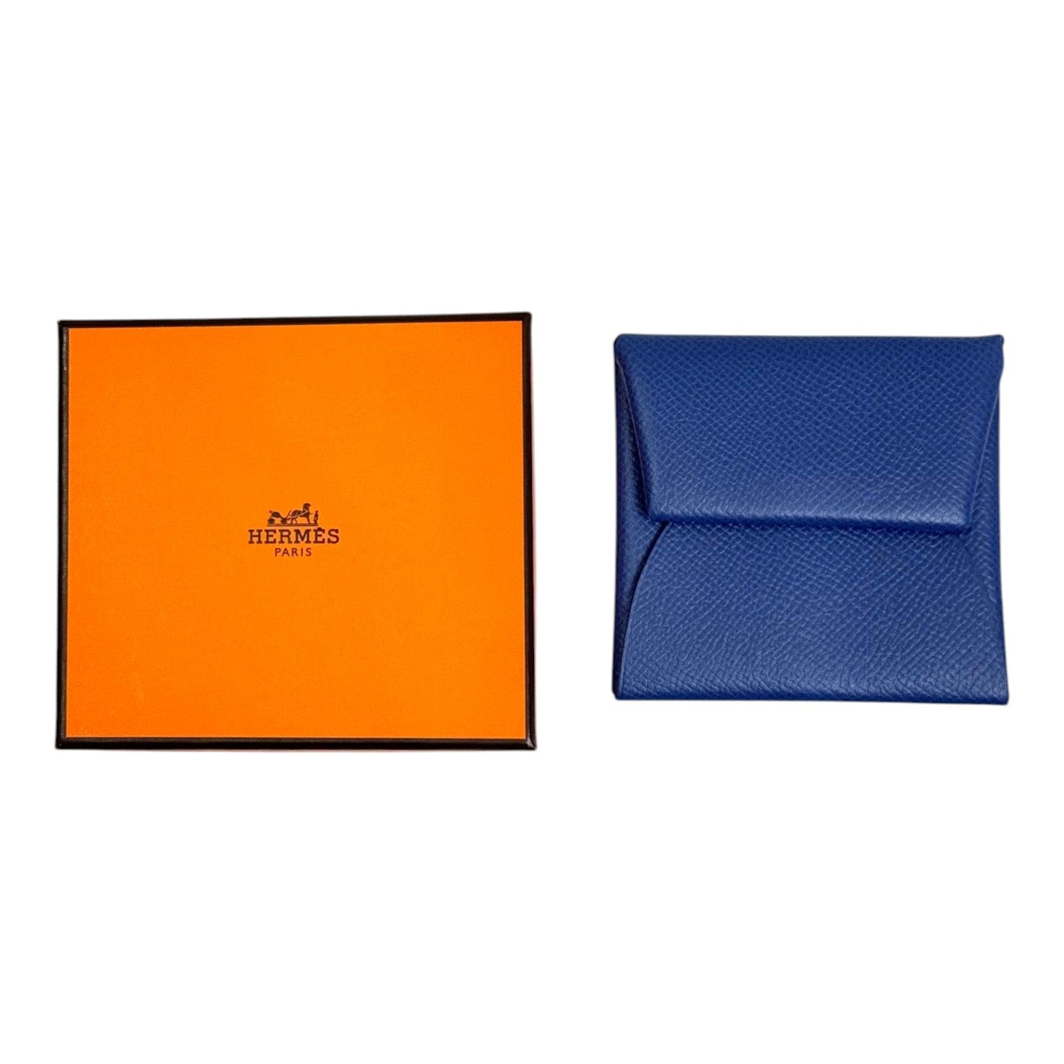 Hermes Hermes Blue Coin Purse Wallet