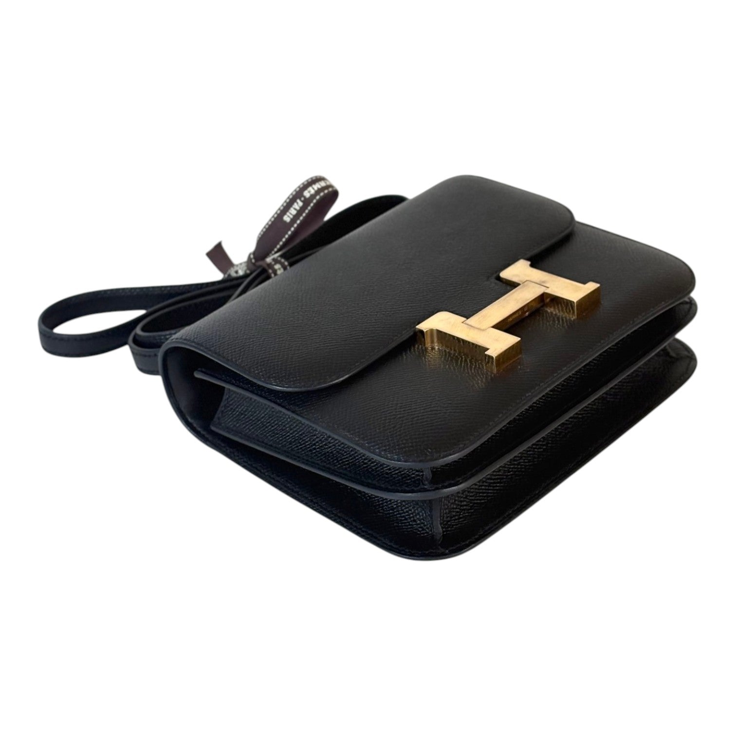 Hermes Hermes Constance Black Mini Bag in Epsom with GHW - Full Set