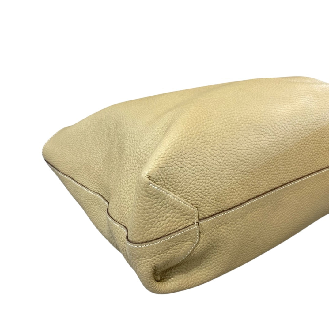 Hermes Hermes Double Sens Tote Bag in Clemence - Gold/Blue