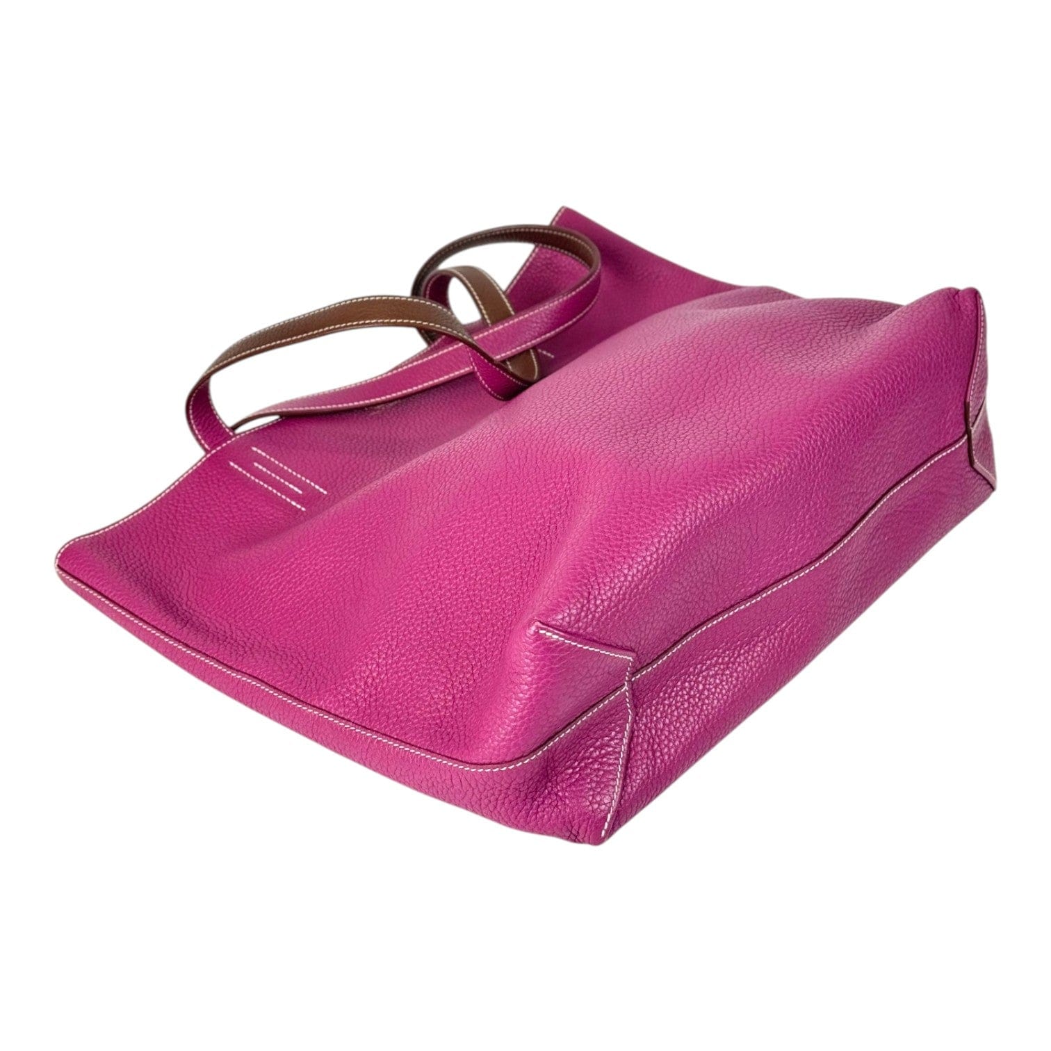 Hermes Hermes Double Sense Tote Bag in Pink & Gold