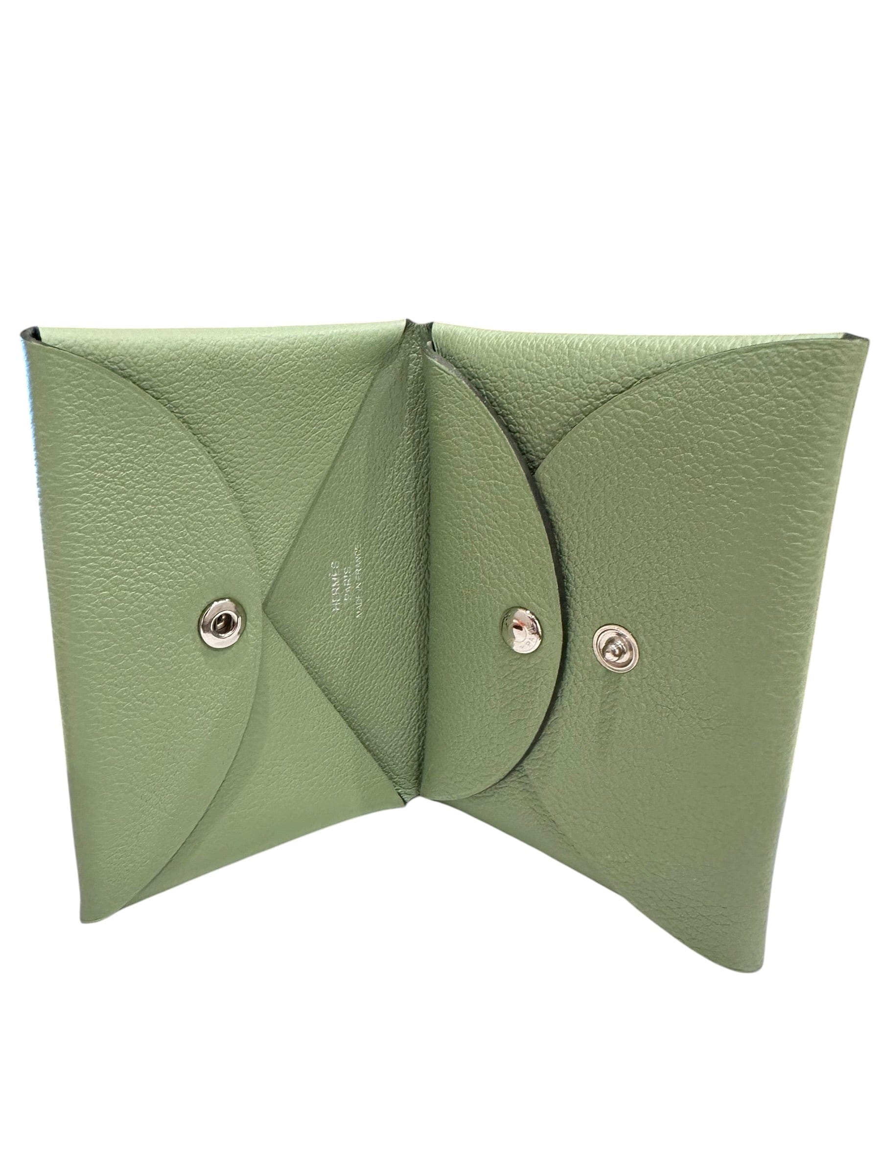 Hermes Hermes Duo Calvi Holder - Giftable in Box