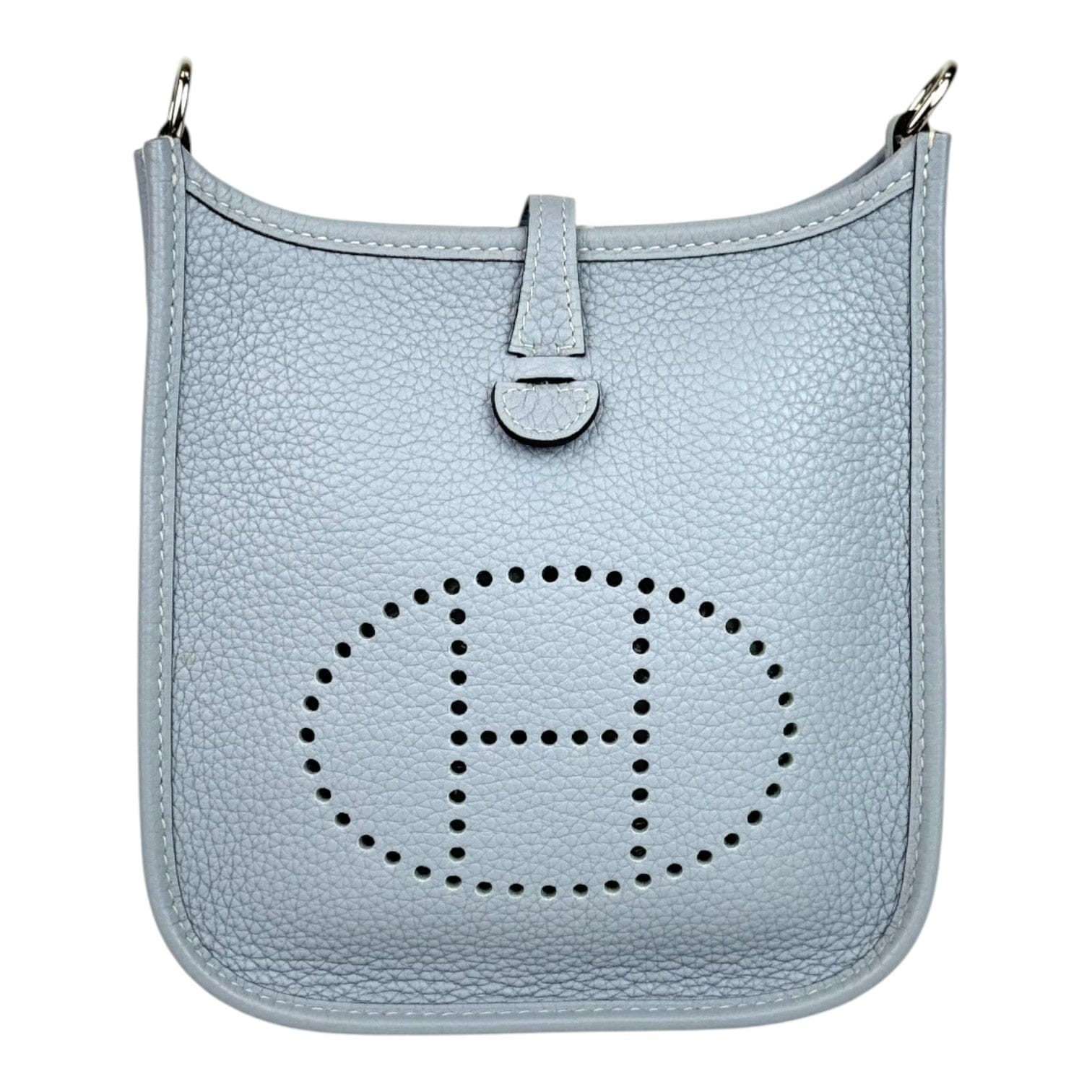 Hermes Hermes Evelyne TPM in Blue Clemence