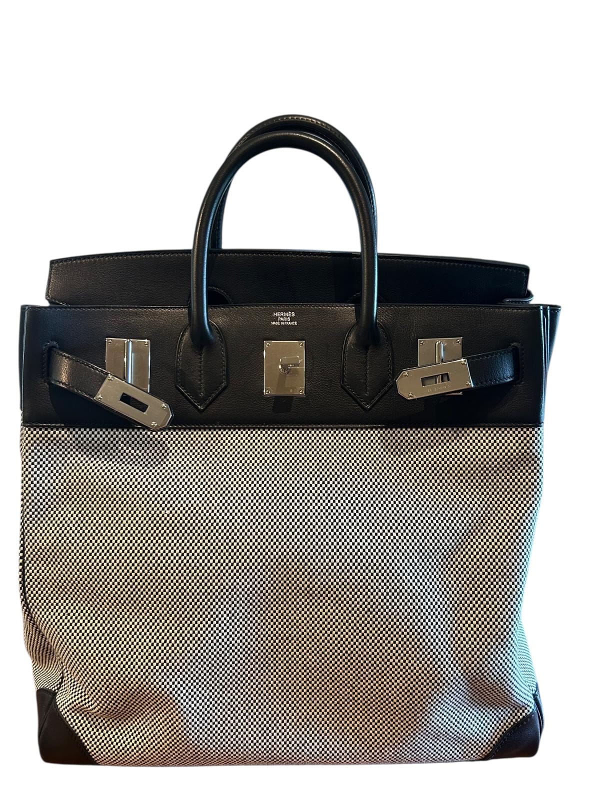 Hermes Hermès HAC 40 Toile Criss Canvas Bag