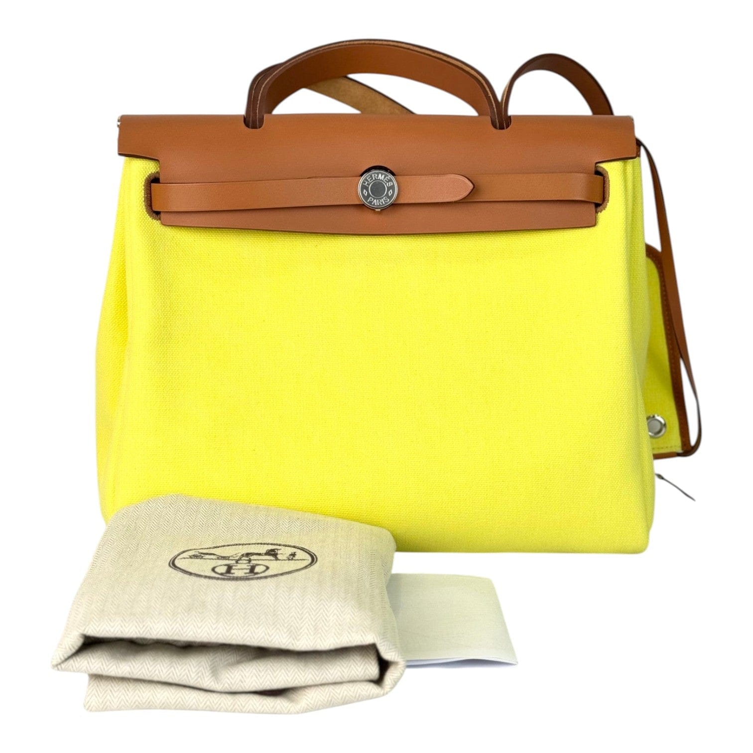 Hermes Hermes Herbag Zip 31 Yellow Bag