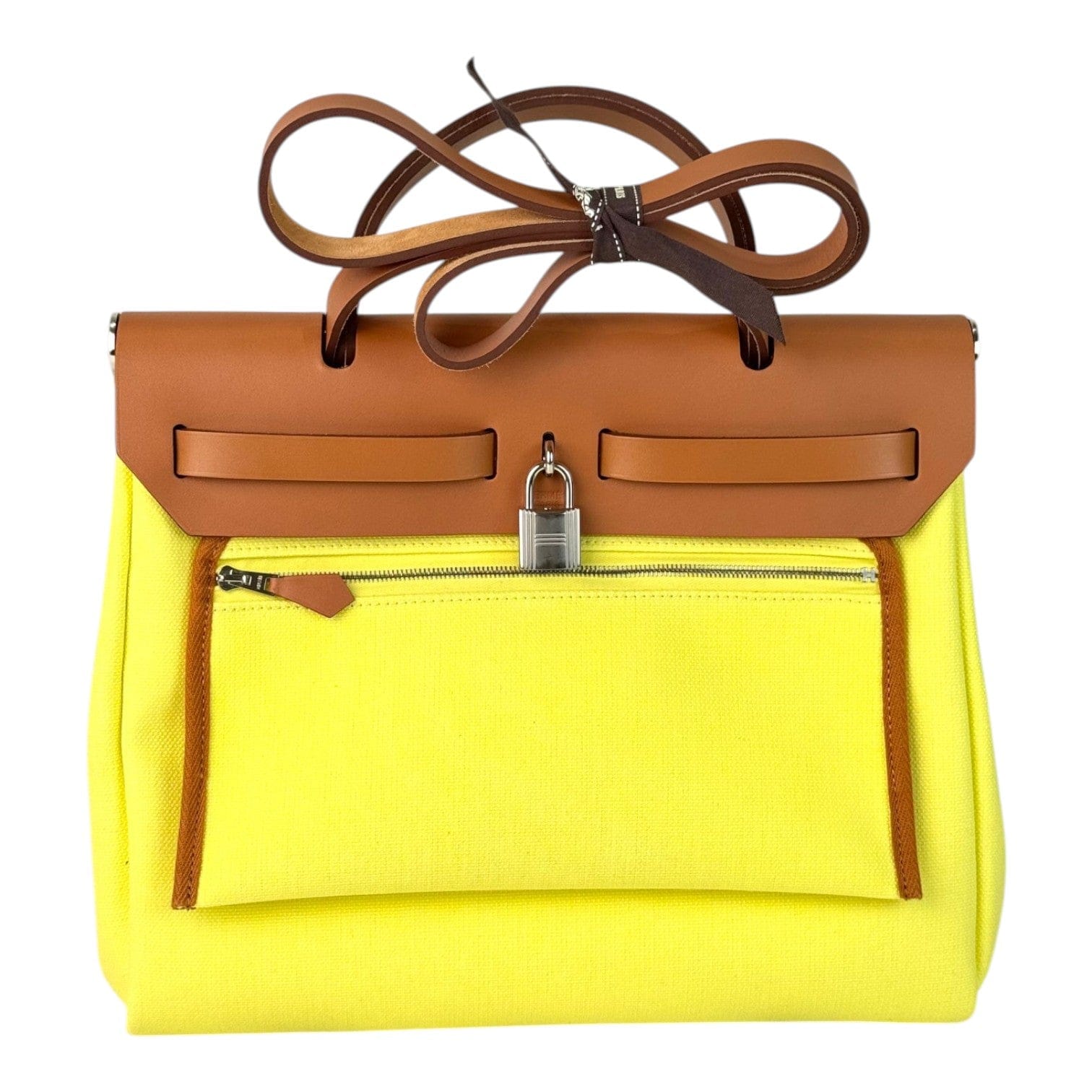 Hermes Hermes Herbag Zip 31 Yellow Bag