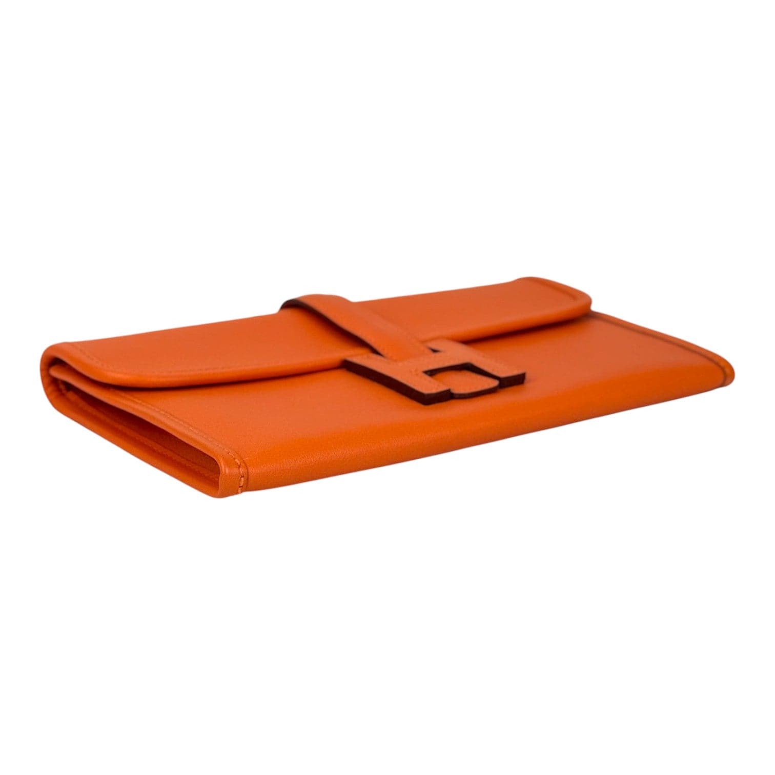 Hermes Hermes Jige Mini Clutch Orange 22cm