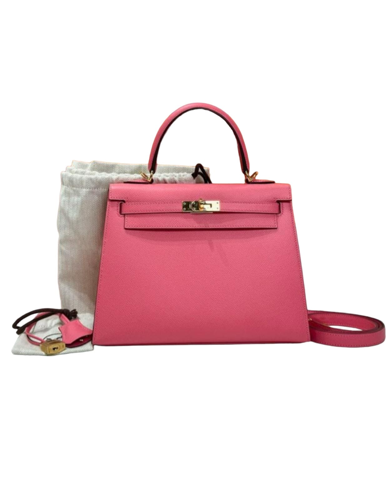 Hermes Hermes Kelly 25 in Rose Azalee Sellier