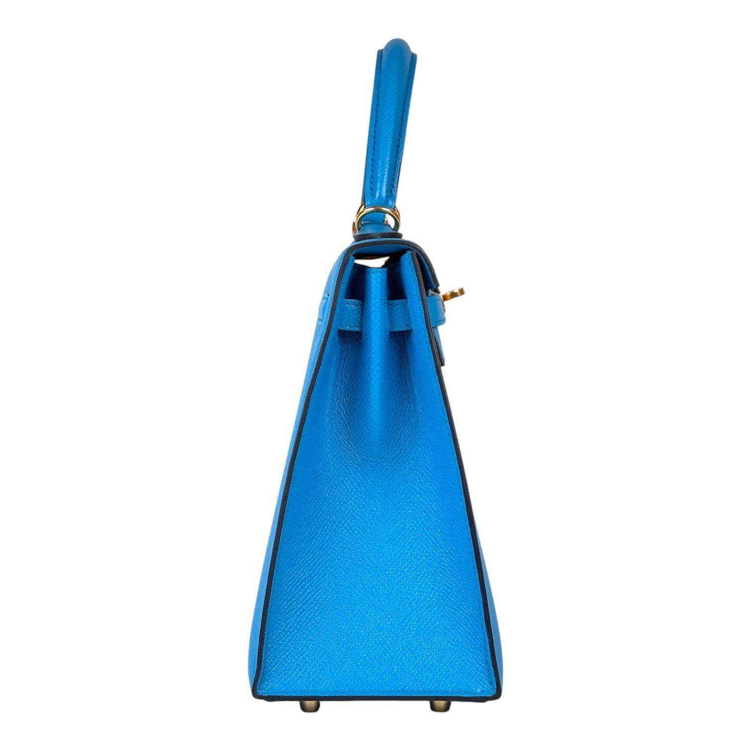 Hermes Hermes Kelly 25cm Bag Blue Frida Epsom - Y Stamp Full Set