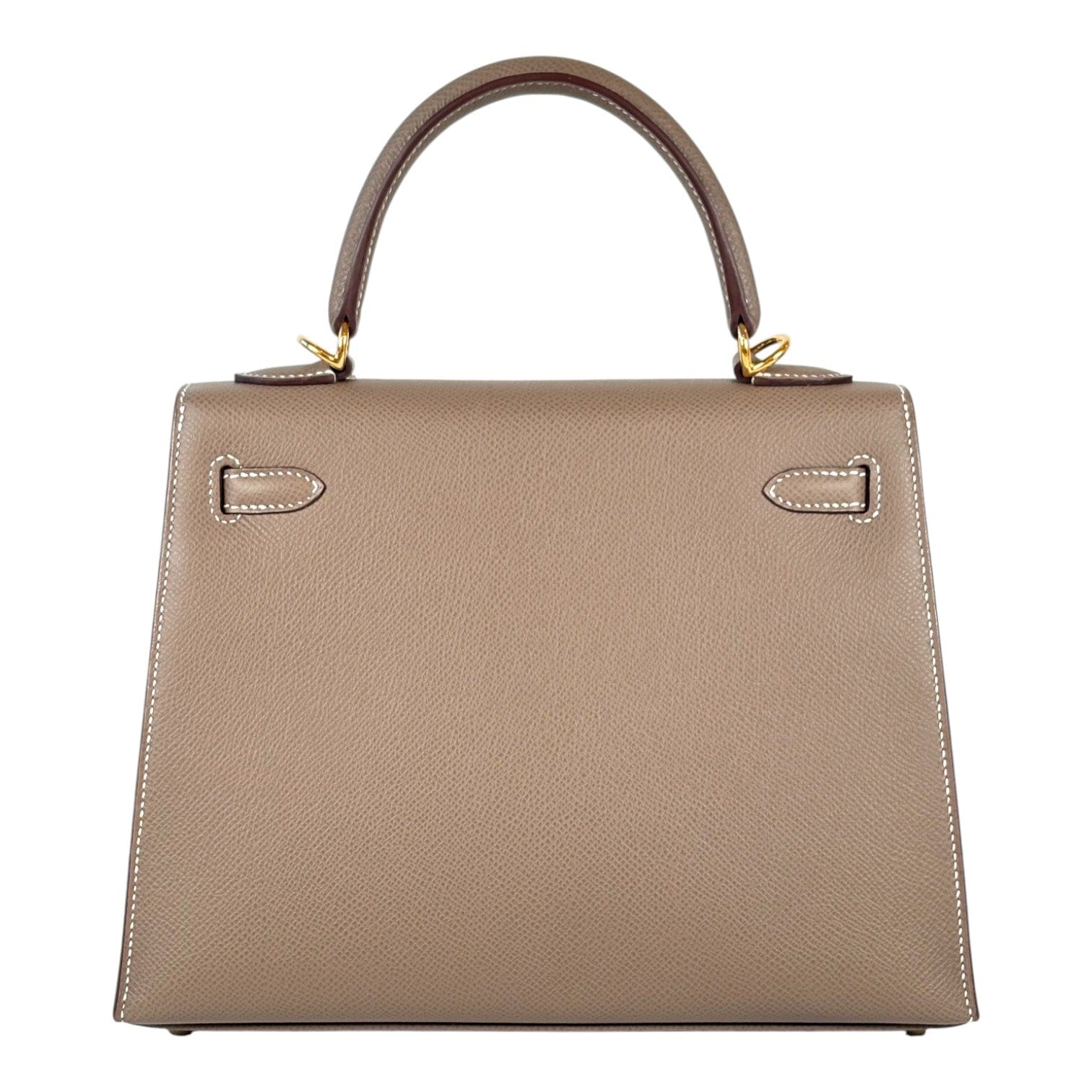 Hermes Hermes Kelly 25cm  Epsom Etoupe - B Stamp - Full Set