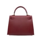 Hermes Hermes Kelly 25cm Epsom K1 Rouge Grenat Ghw X Stamp