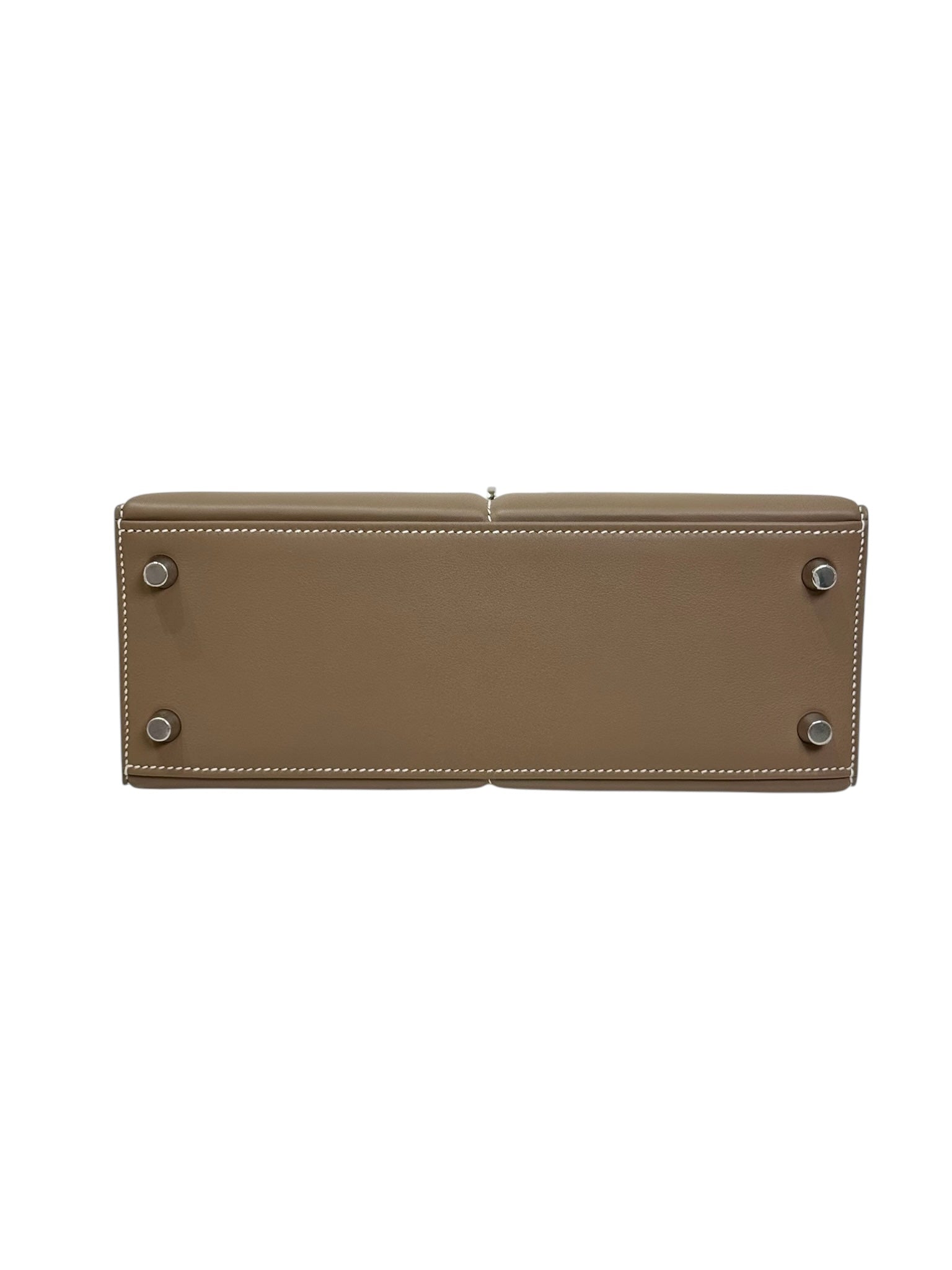 Hermes Hermes Kelly 25cm Padded Etoupe Swift U Stamp