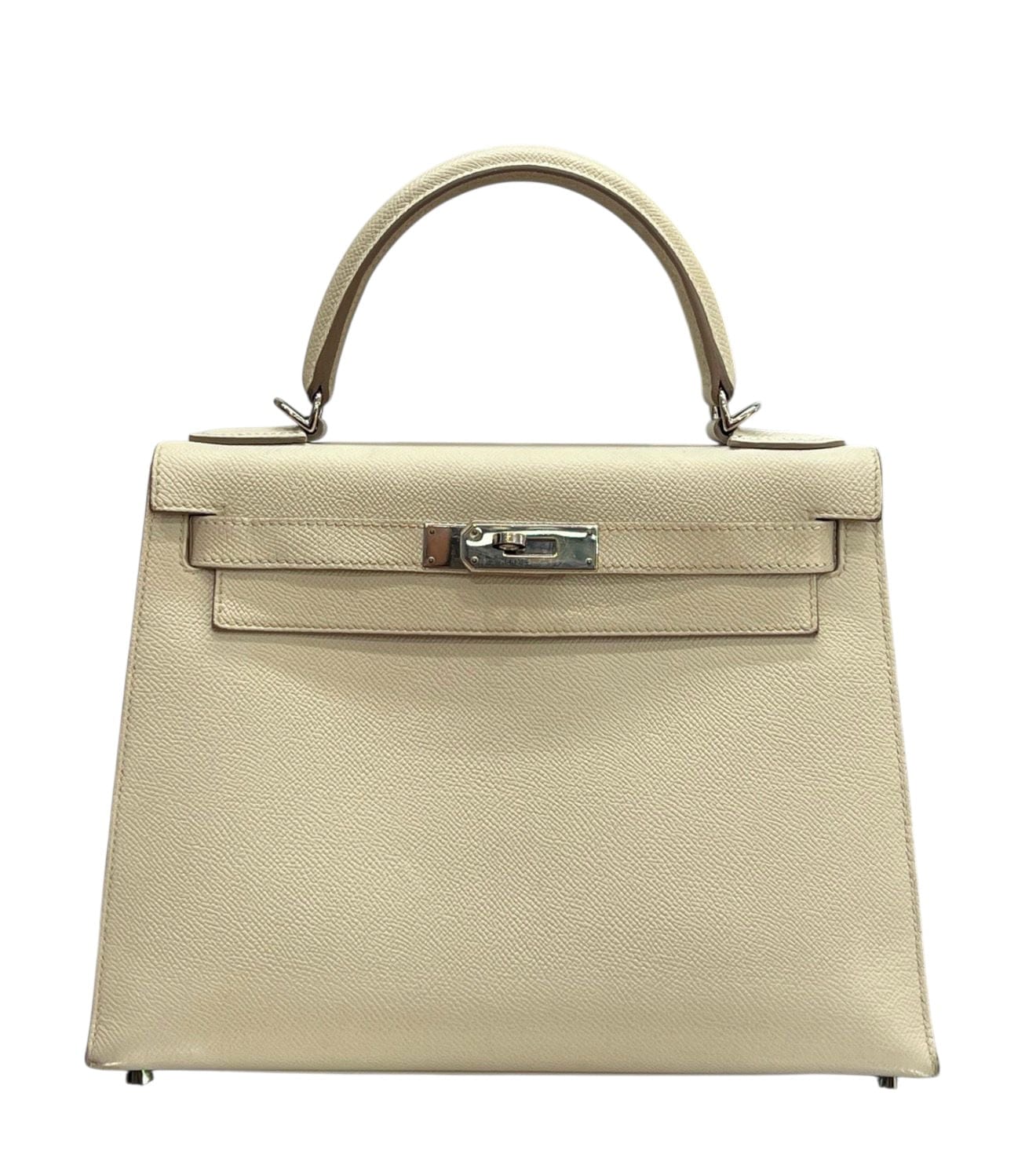 Hermes Hermes Kelly 28 in Light Cream Epsom