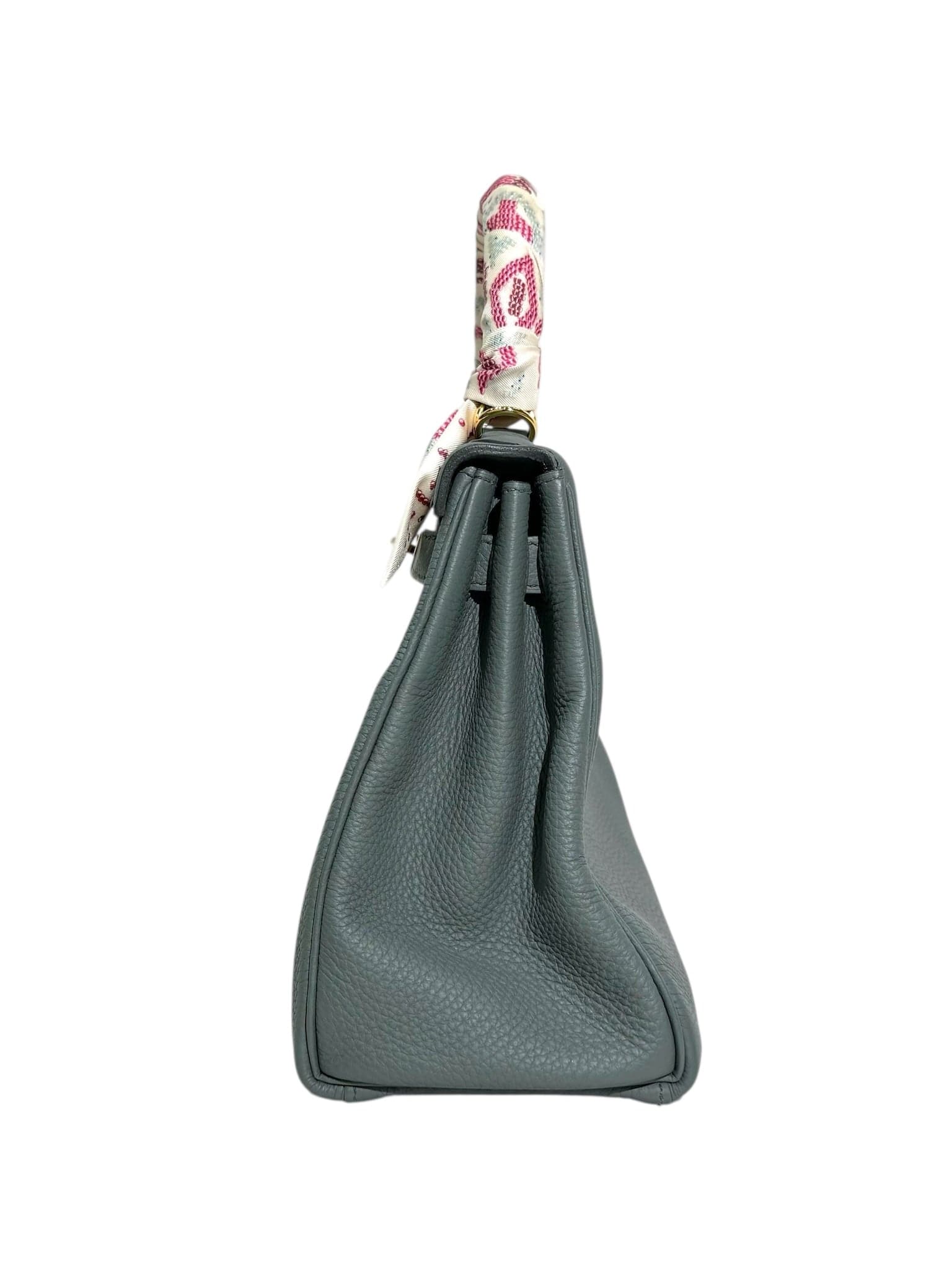 Hermes Hermes Kelly 28 Togo in Vert Amande - Full Set - D Stamp