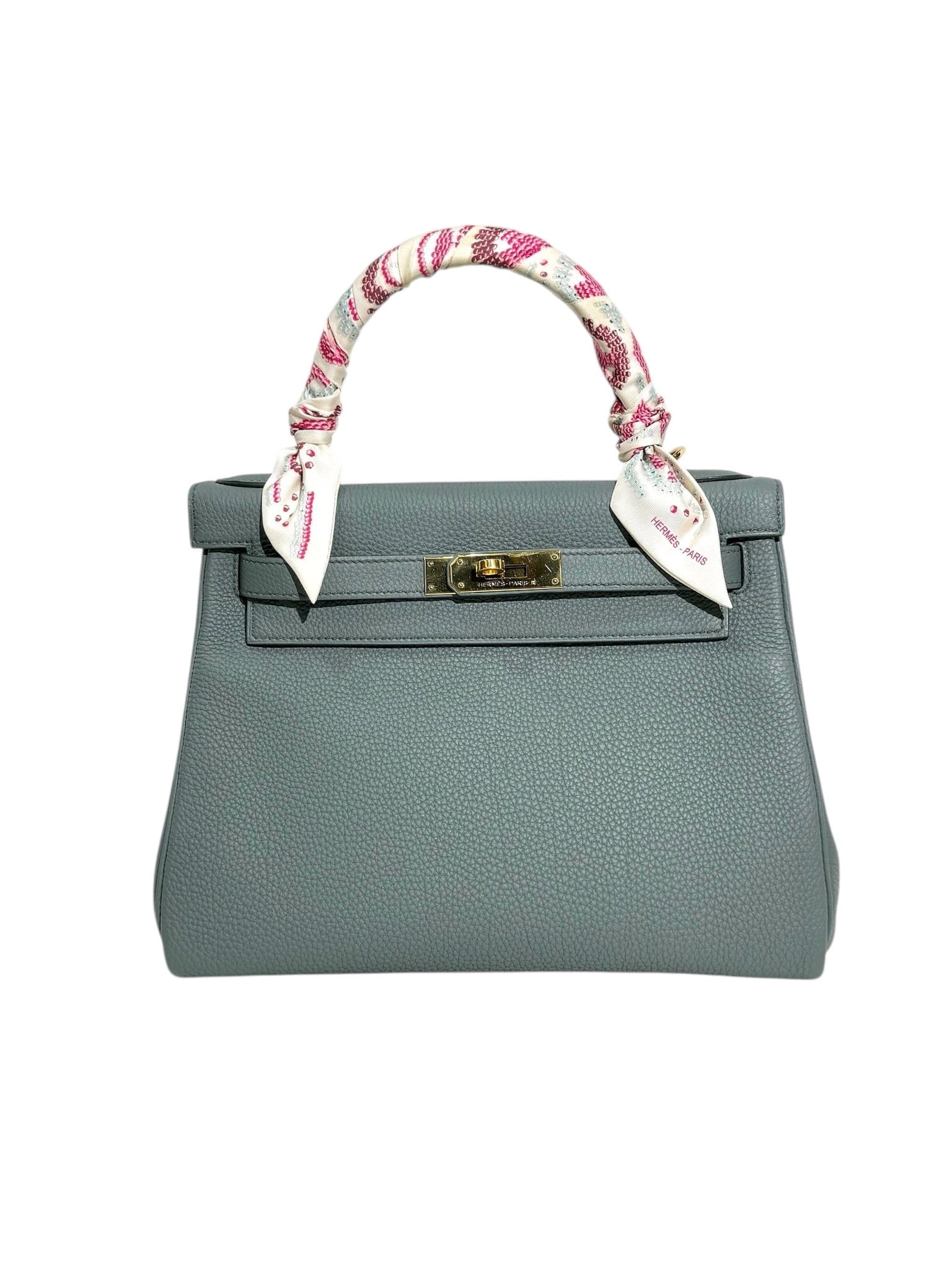 Hermes Hermes Kelly 28 Togo in Vert Amande - Full Set - D Stamp
