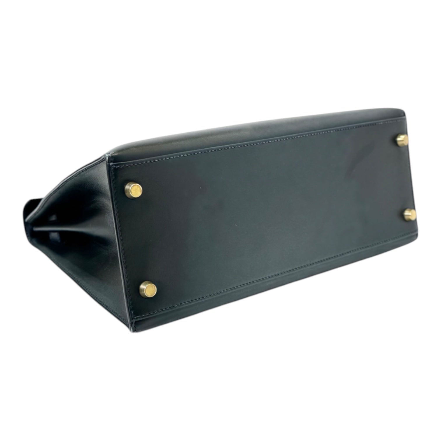 Hermes Hermes Kelly 28cm Box Leather Black/Gold