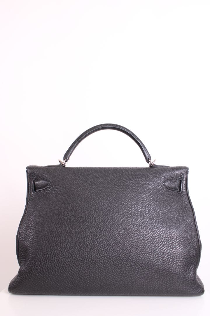 Hermes Hermes Kelly 40 Retourne Togo Leather Black