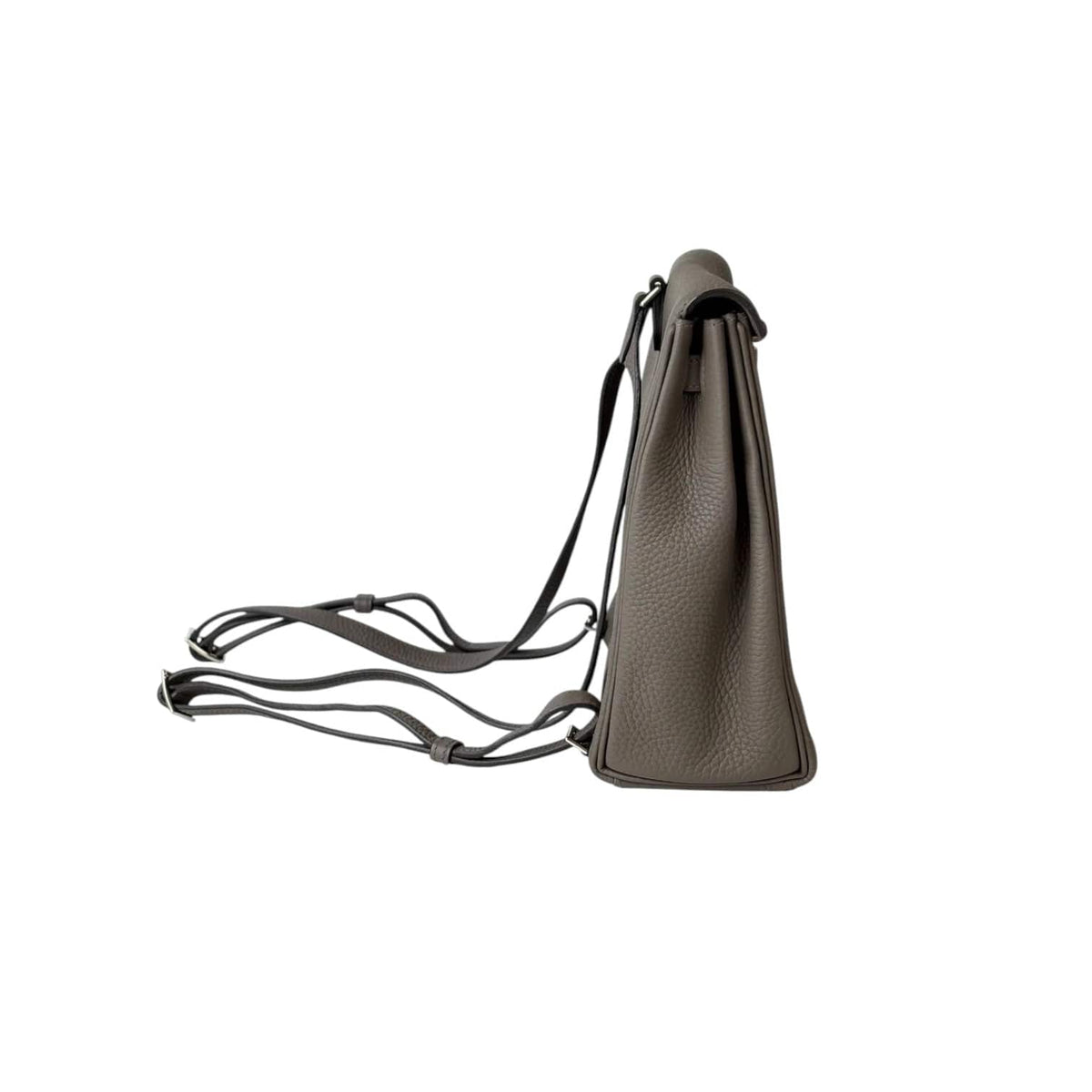 Hermes Hermes Kelly Ado in Etoupe Backpak with PHW