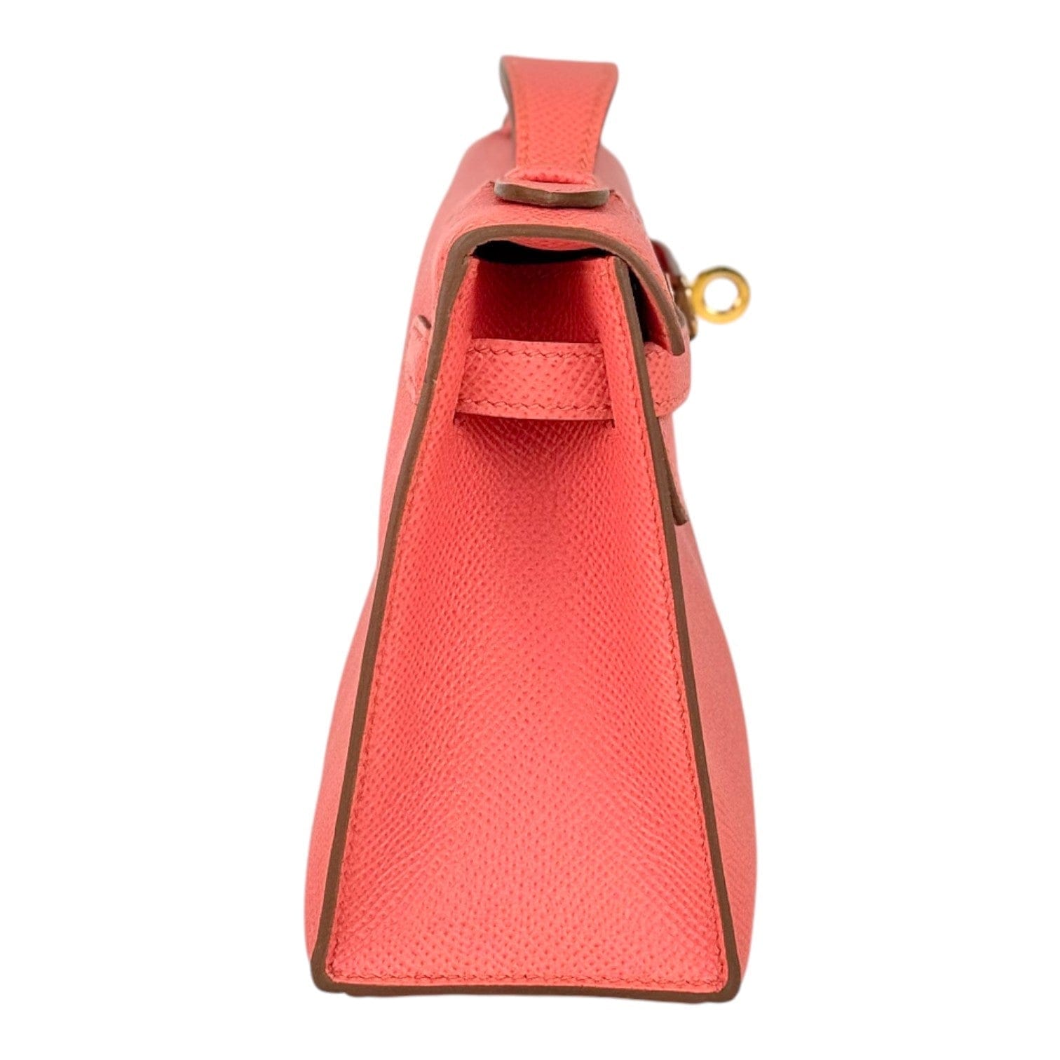 Hermes Hermes Kelly Pochette Bag Salmon Epsom