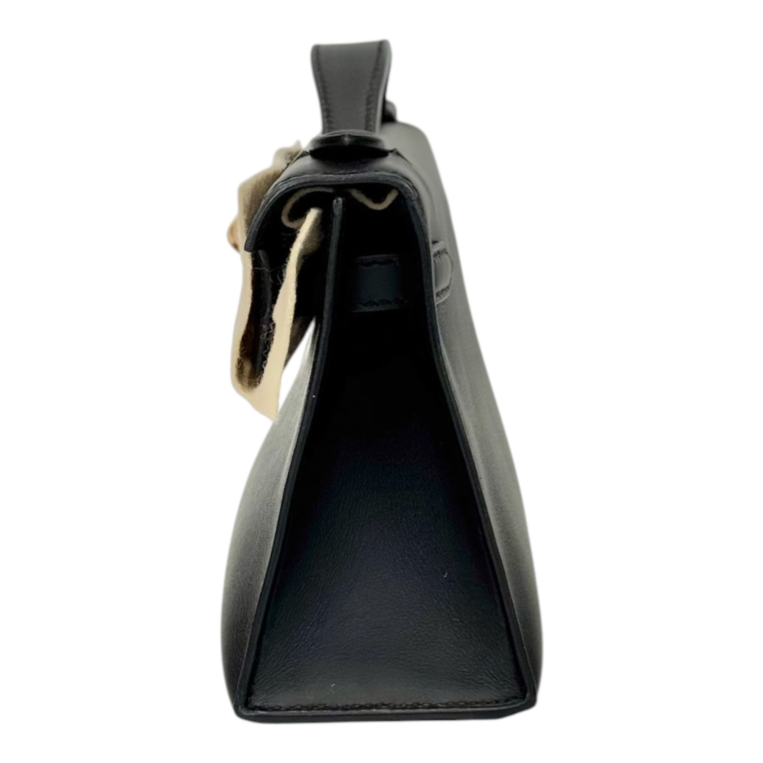 Hermes Hermes Kelly Pochette Black in Swift Leather Bag