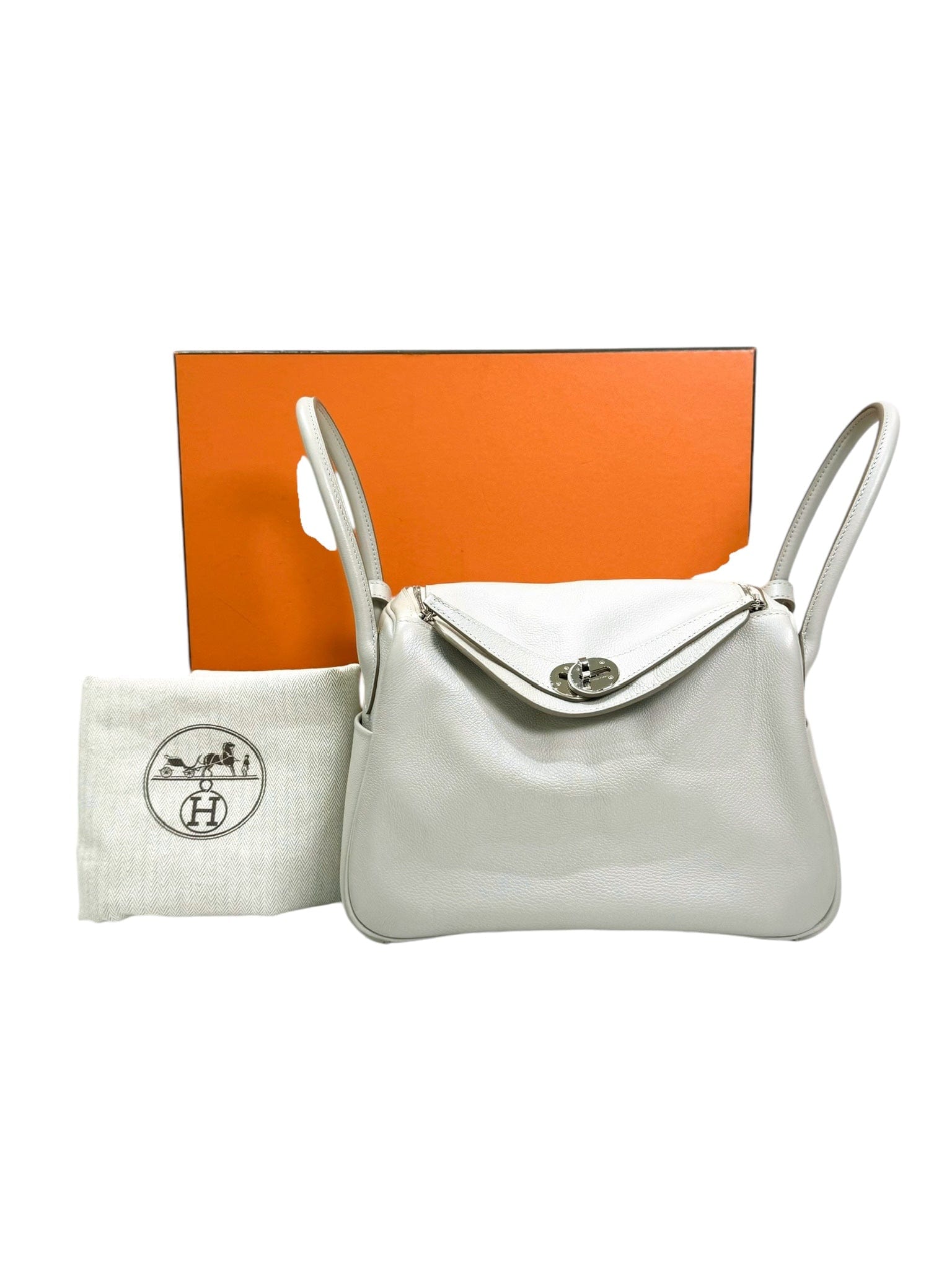 Hermes Hermes Lindy 26 Beton Evercolour with PHW