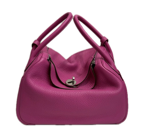 Hermes Hermes Lindy 26 Clemence Rose Shocking