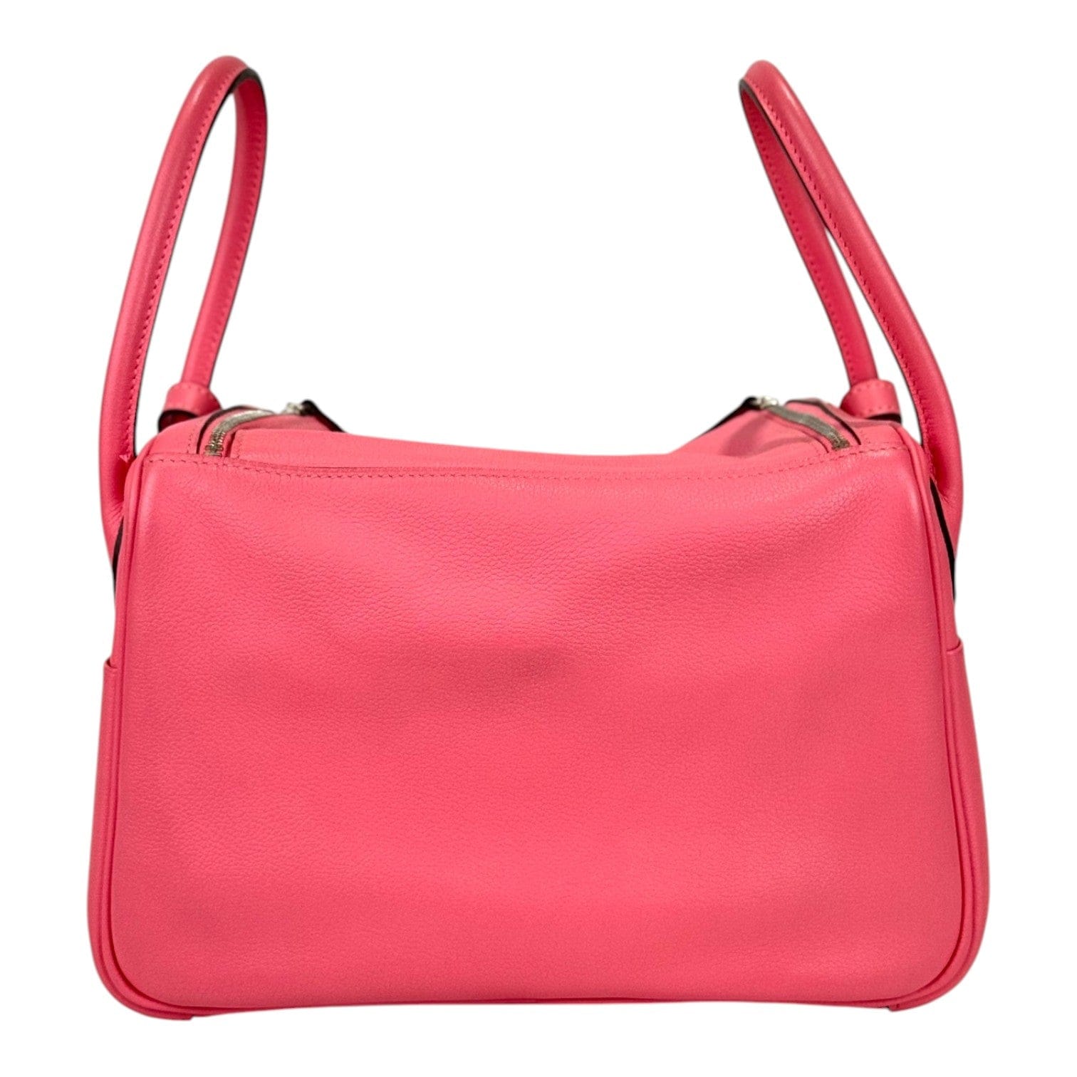 Hermes Hermes Lindy 26cm in Lipstick Pink Evercolor Leather with PHW