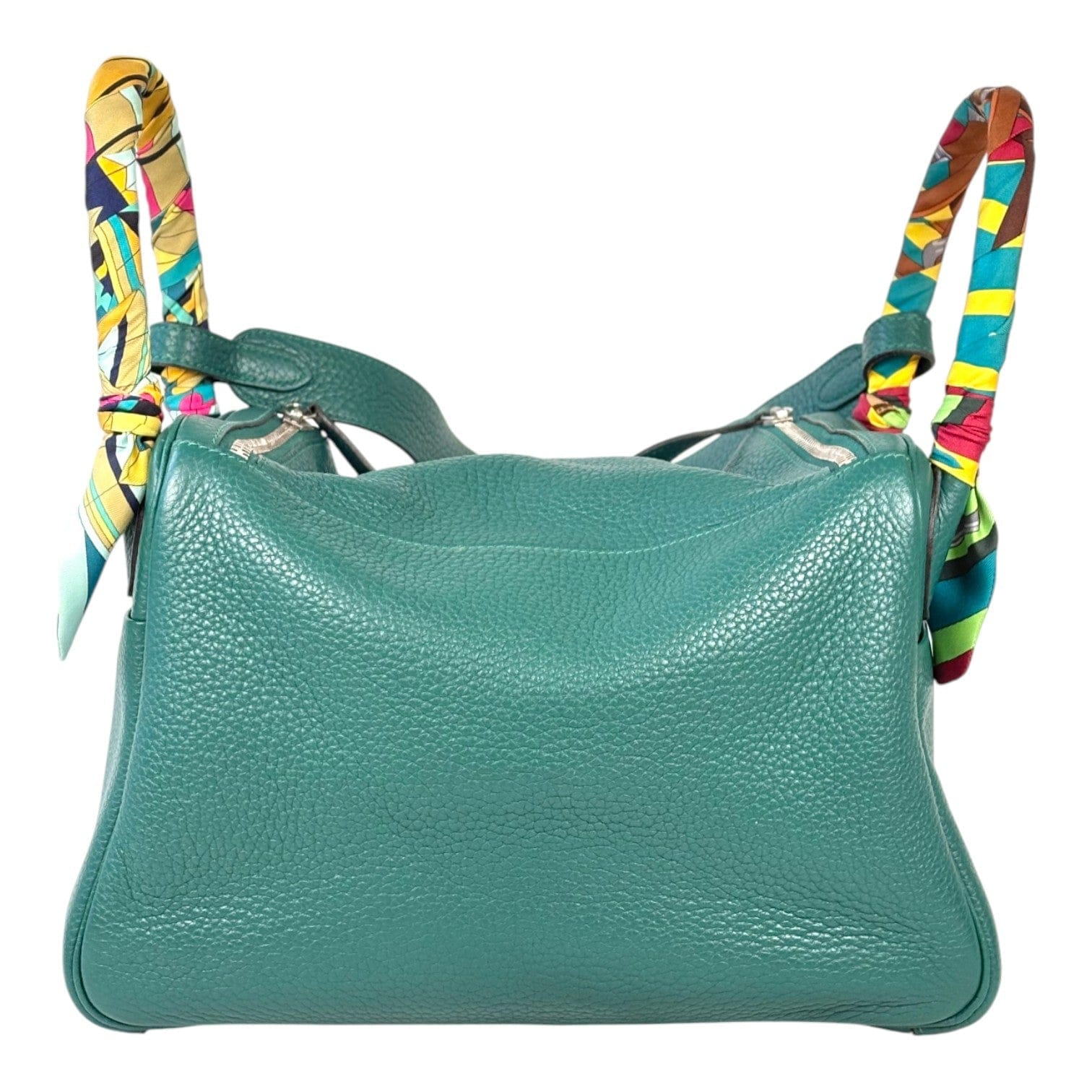 Hermes Hermes Lindy 30cm Green Bag in Clemence - T Stamp