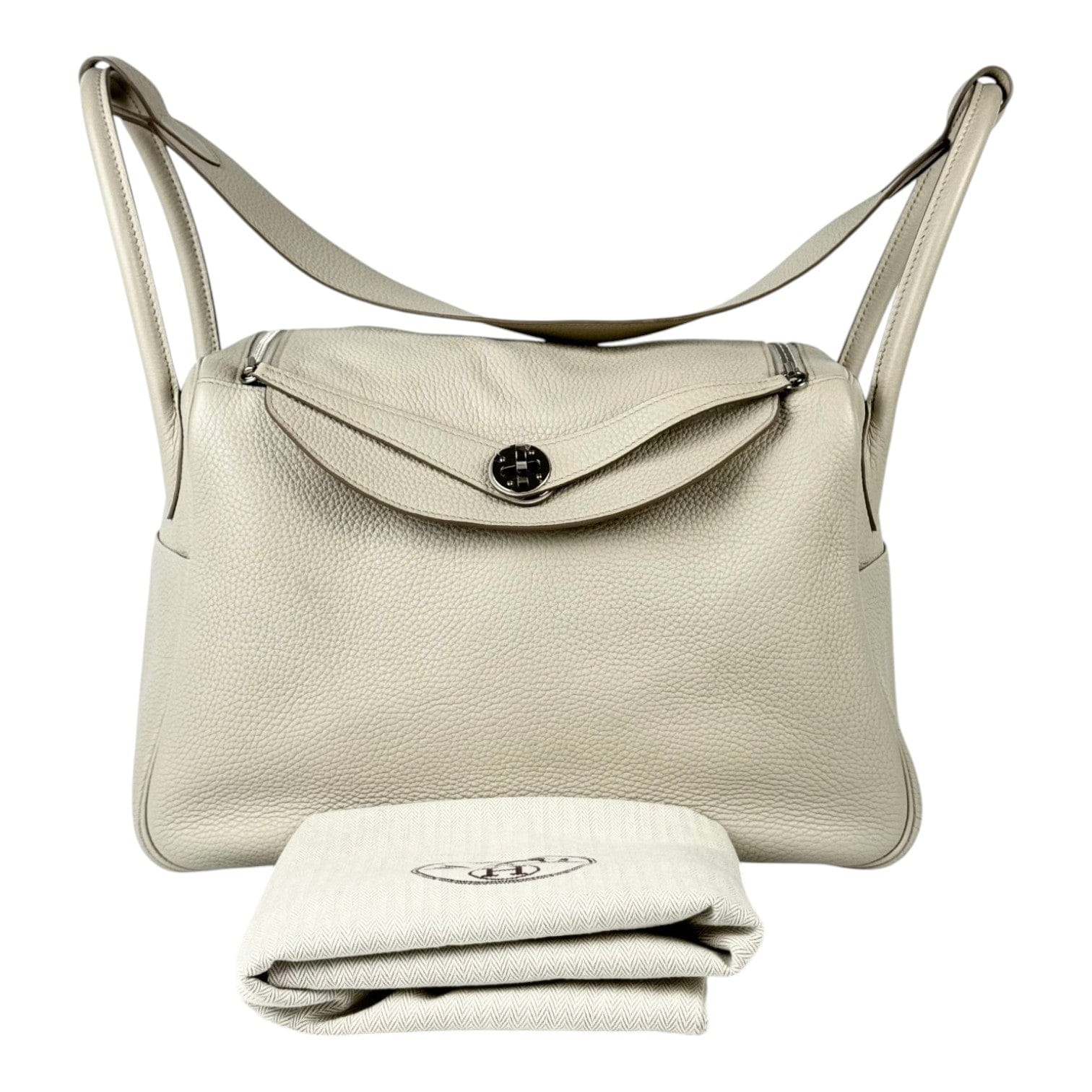 Hermes Hermes Lindy 34cm Bag in Beton Togo with PHW