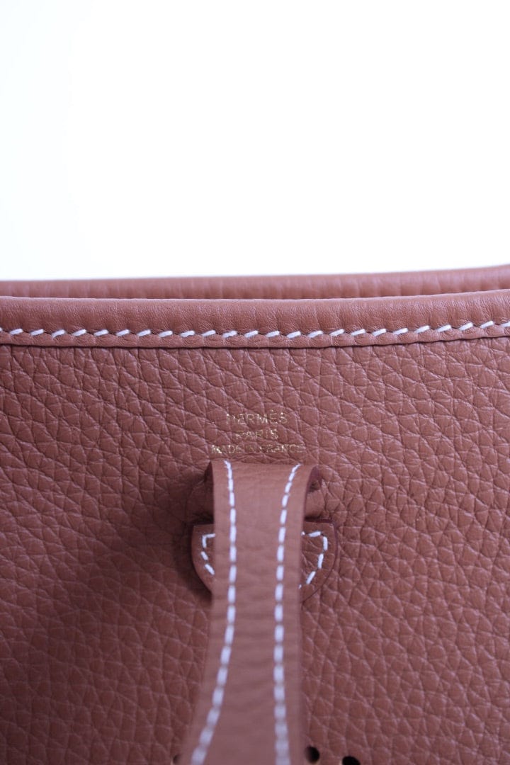 Hermes Hermes Mini Evelyn 16 Amazone bag Brown mini
