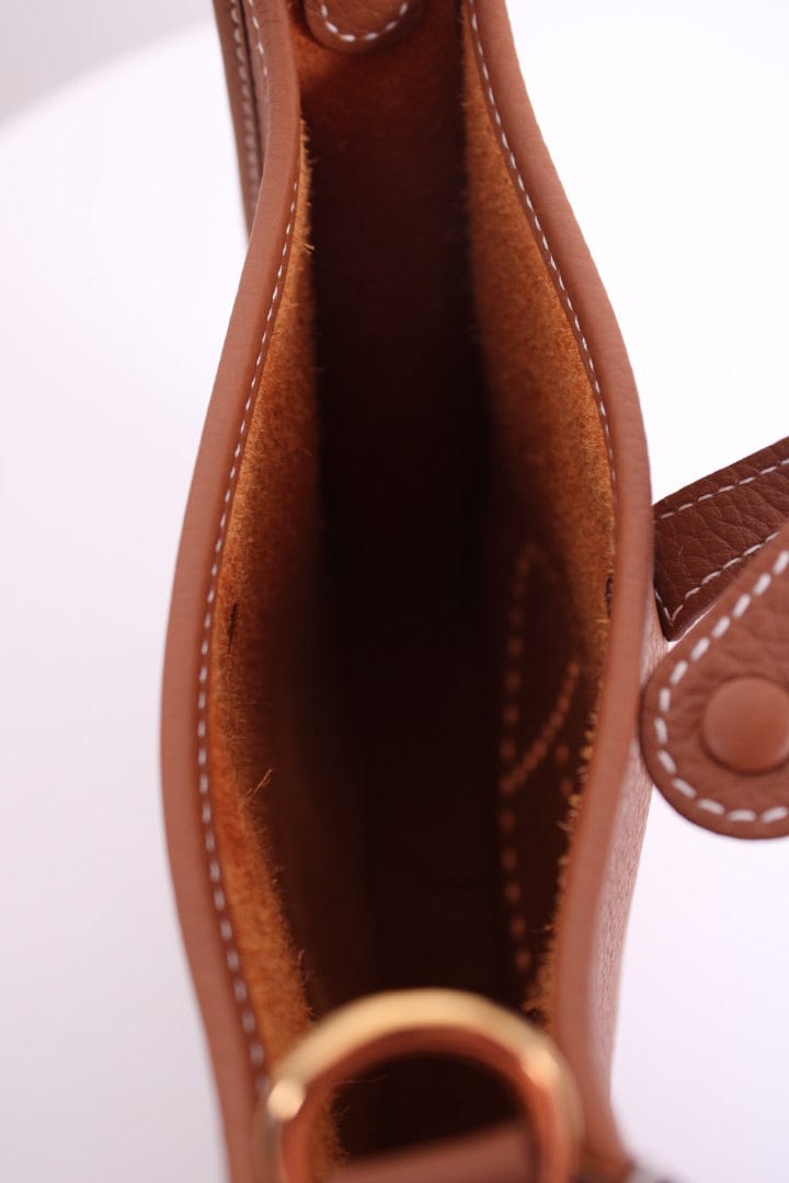 Hermes Hermes Mini Evelyn 16 Amazone bag Brown mini