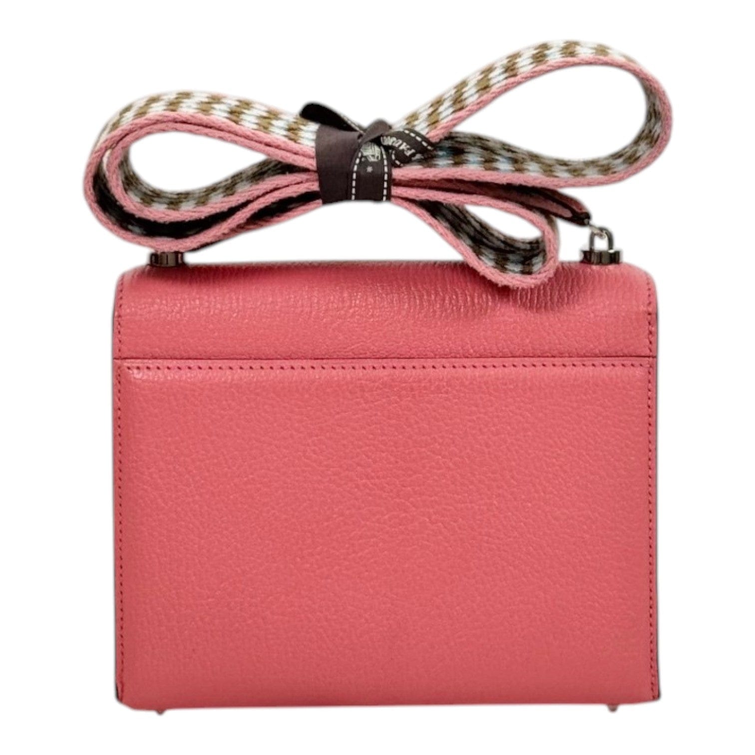 Hermes Hermes Mini Verrou Bag 17cm Pink Chevre Leather