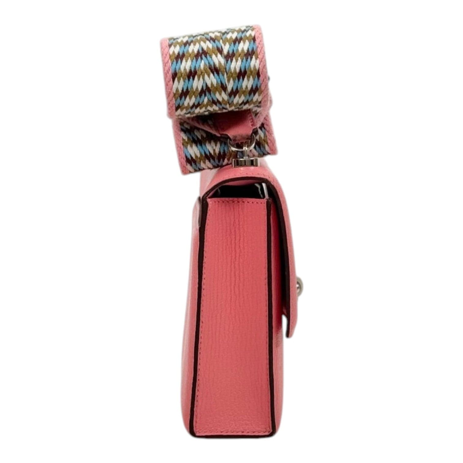 Hermes Hermes Mini Verrou Bag 17cm Pink Chevre Leather