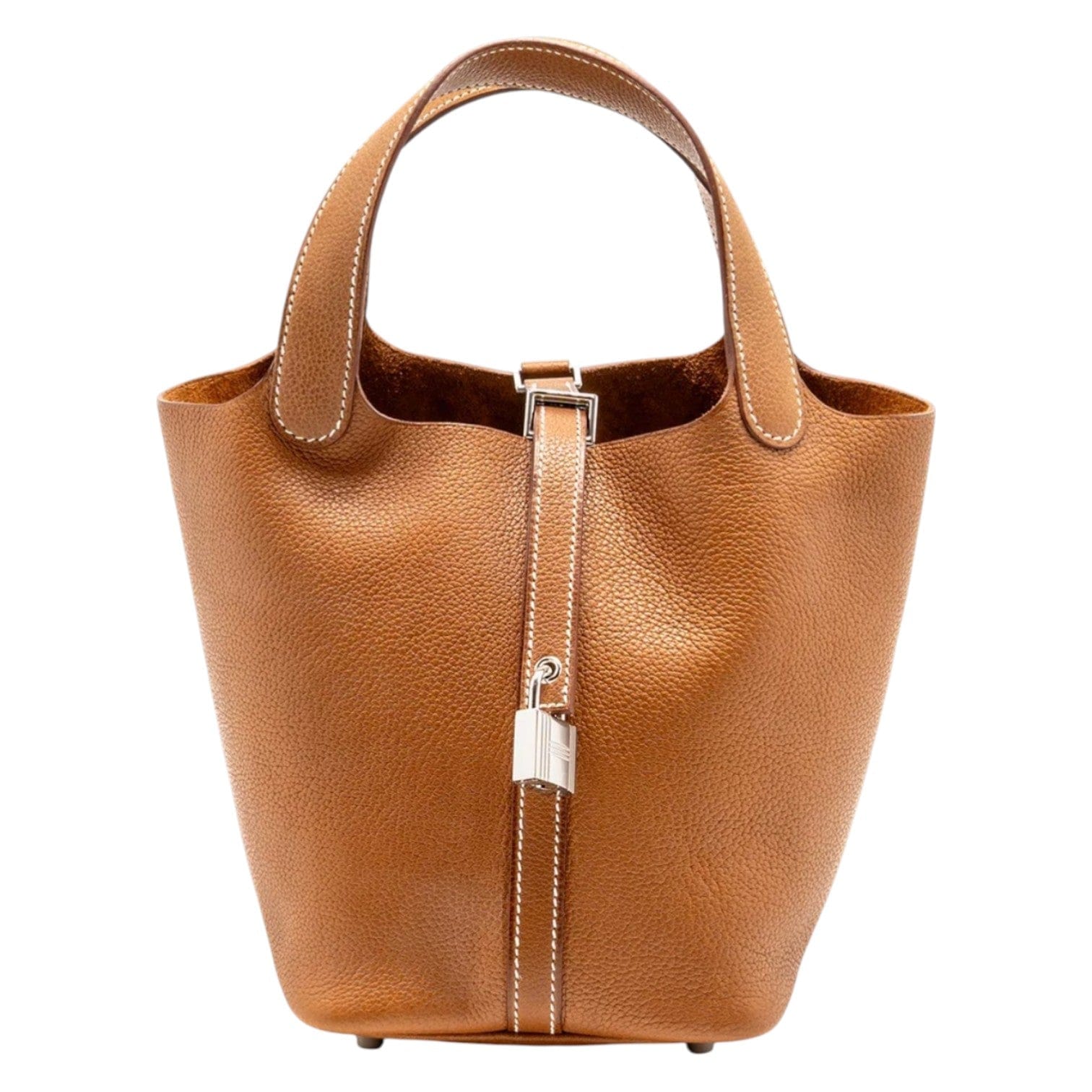 Hermes Hermes Picotin 18 Barenia Faubourg Gold SHW Bag