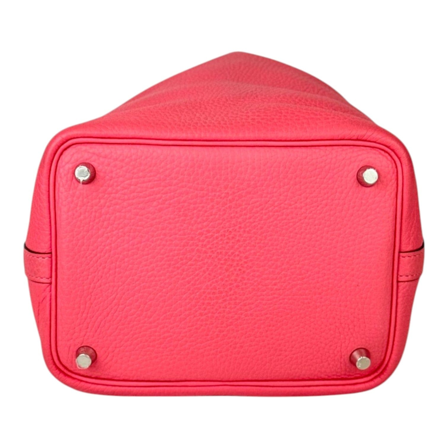 Hermes Hermes Picotin 18 Pink Clemence Leather