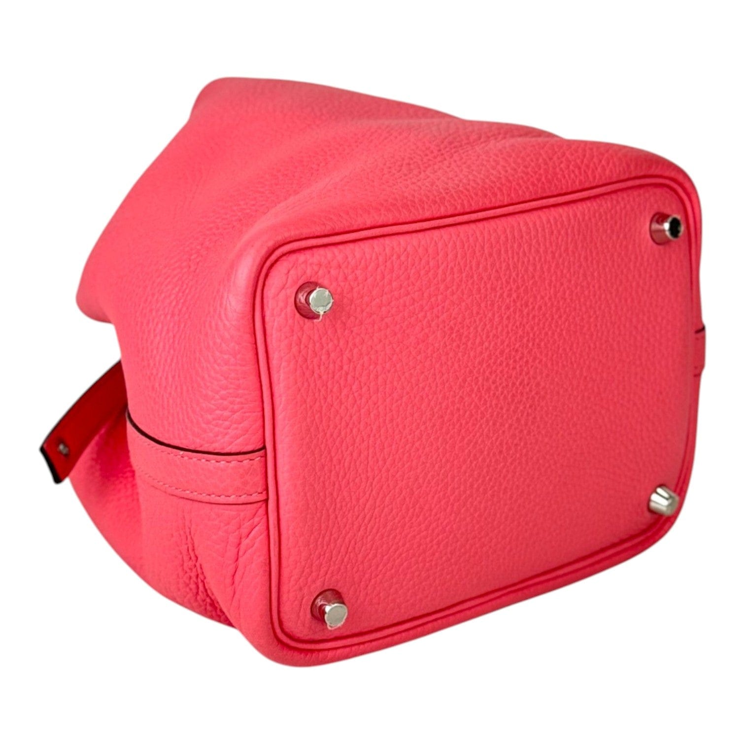 Hermes Hermes Picotin 18 Pink Clemence Leather