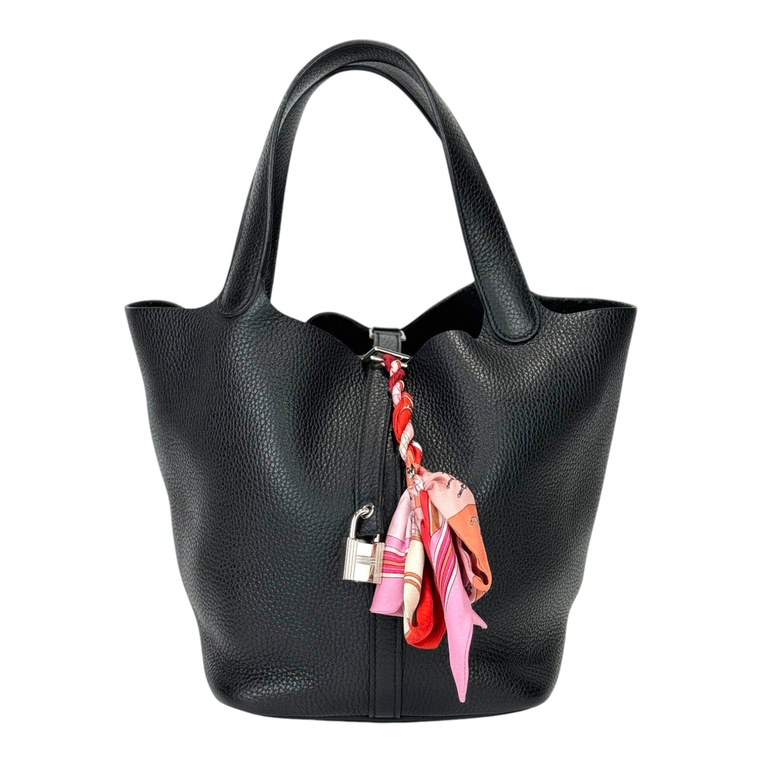 Hermes Hermes Picotin 22 Black with PHW - Full Set