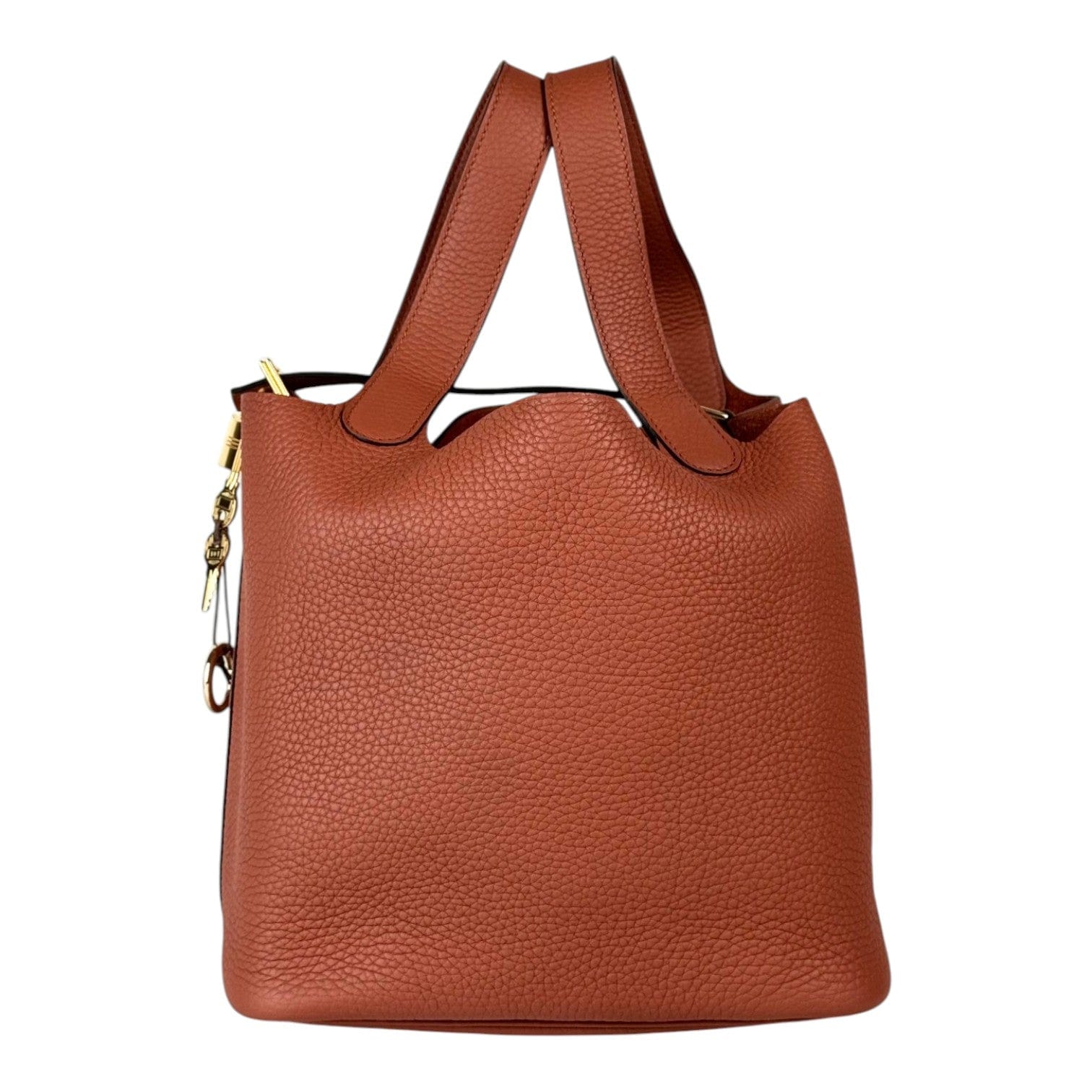 Hermes Hermes Picotin 22cm Bag in Clemence with GHW - Full Set