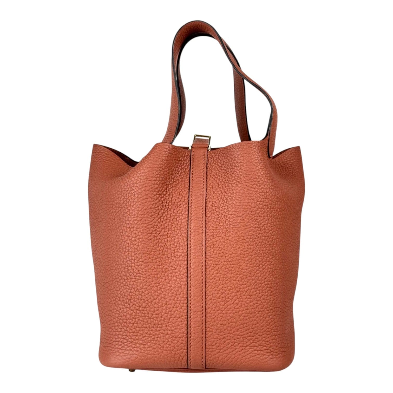 Hermes Hermes Picotin 22cm Bag in Clemence with GHW - Full Set