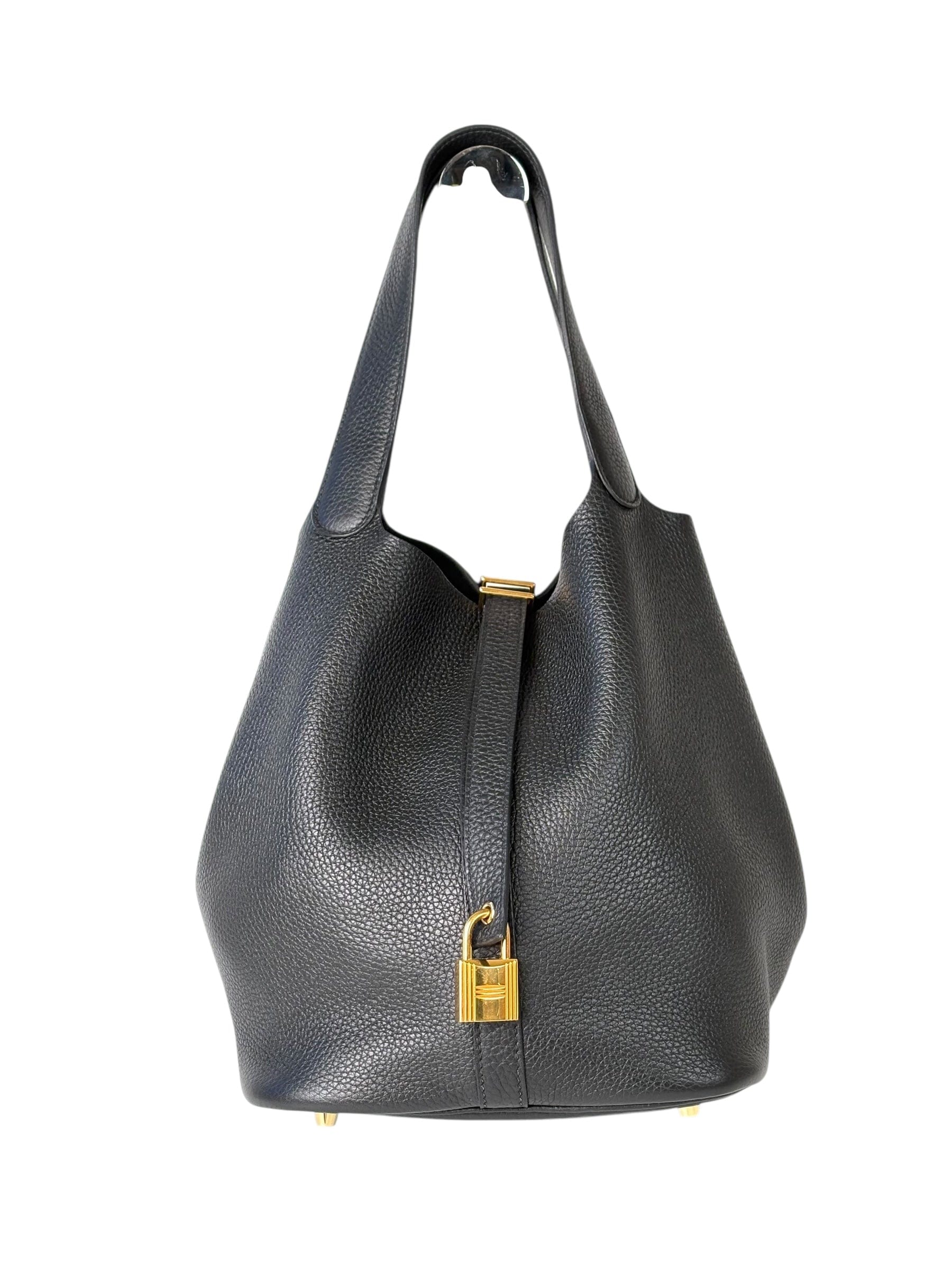 Hermes Hermes Picotin 26 Black TC with GHW