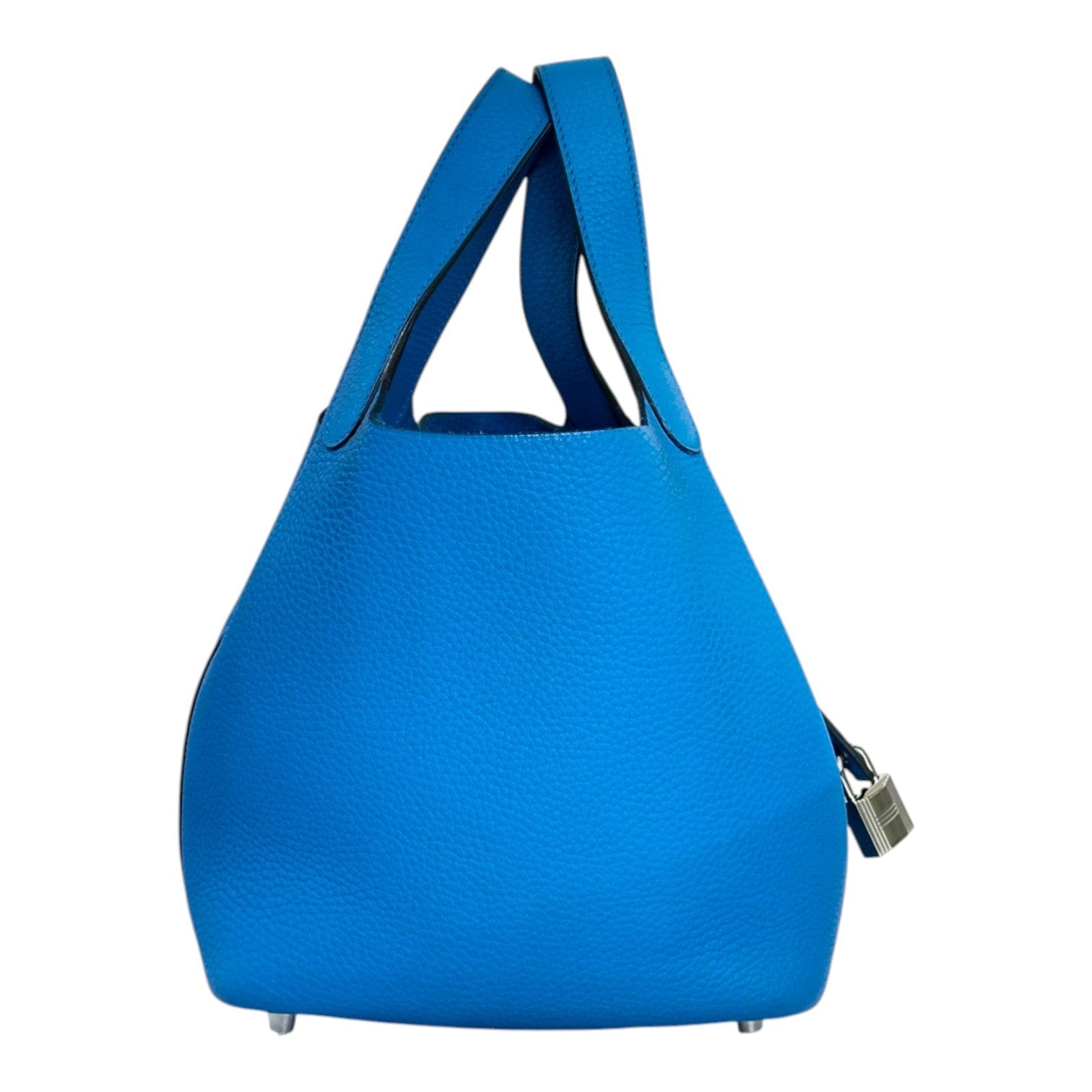 Hermes Hermes Picotin Blue 18cm Bag with PHW