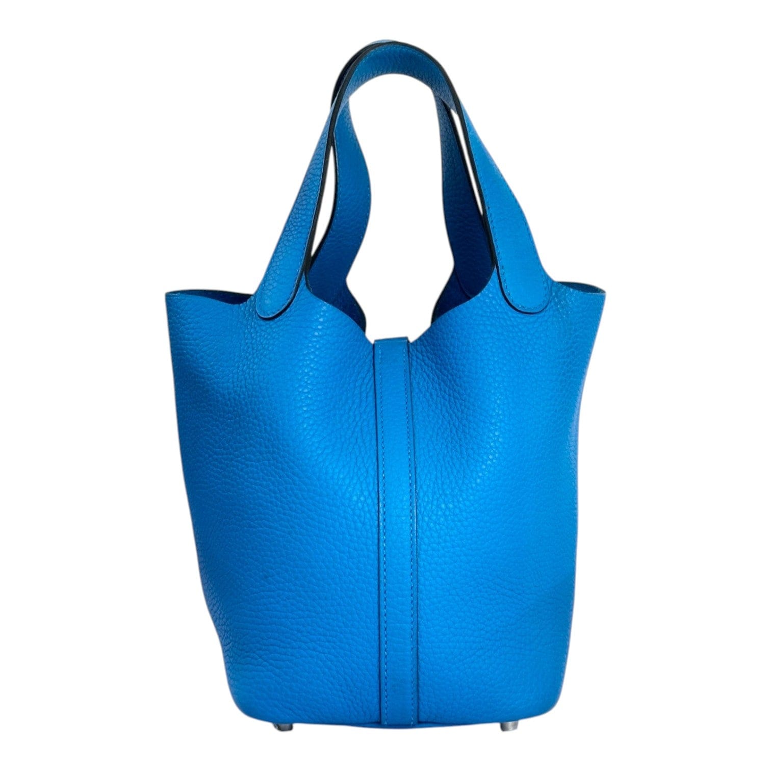 Hermes Hermes Picotin Blue 18cm Bag with PHW
