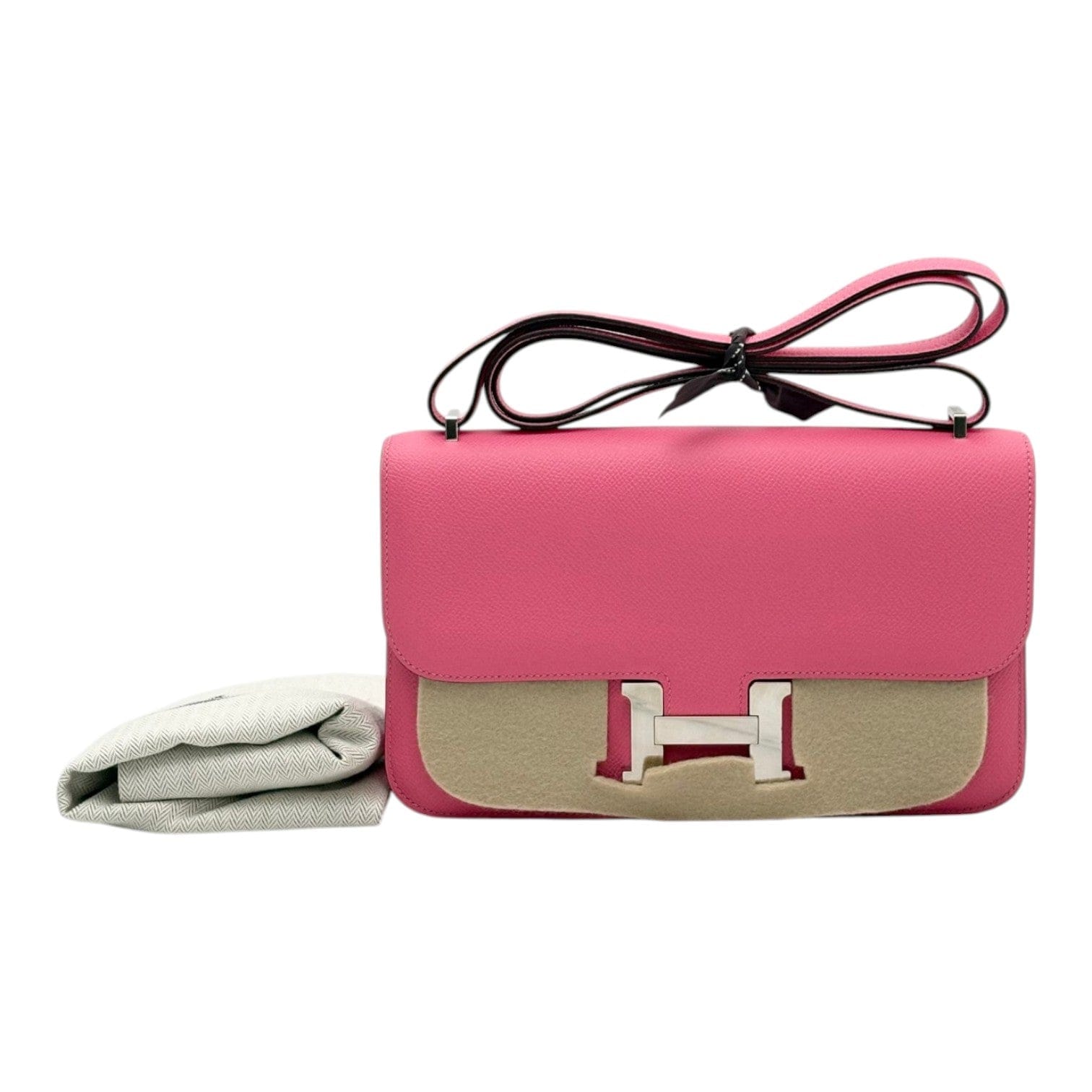 Hermes Hermes Pink Constance Elan in Epsom with PHW