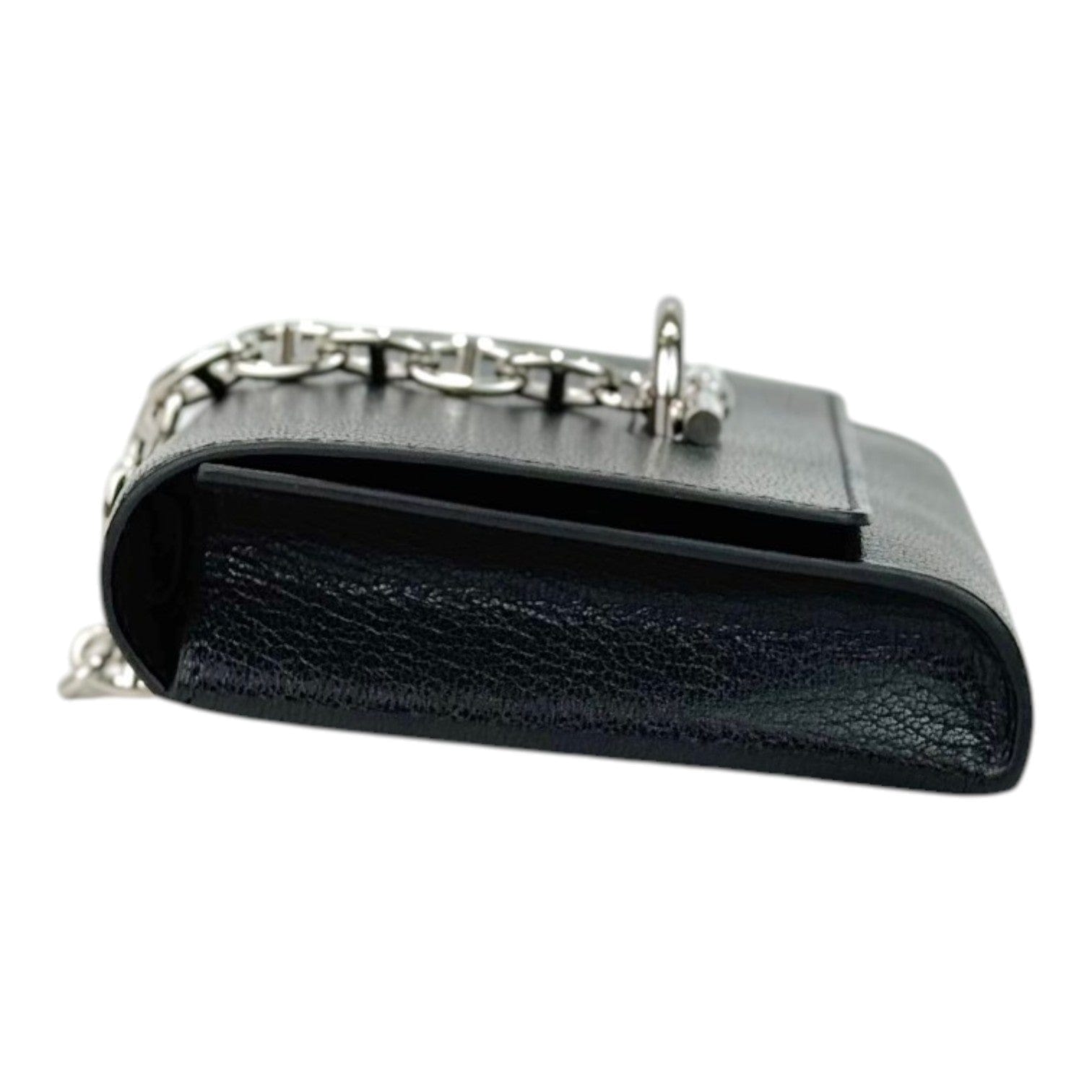 Hermes Hermes Portefeuille Chaine D’ancre To Go Wallet in Black Chevre
