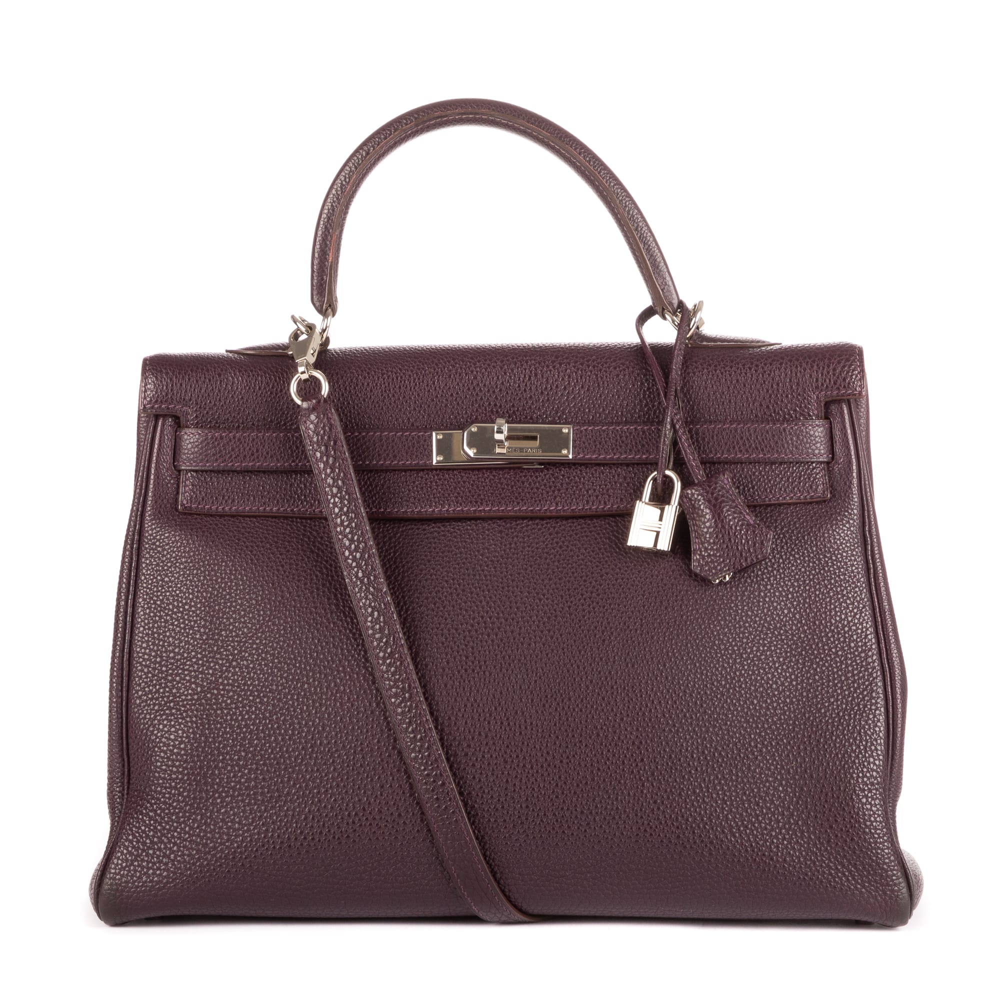 Hermès Hermès raisin  Calf Leather Kelly Retourne OAG7380