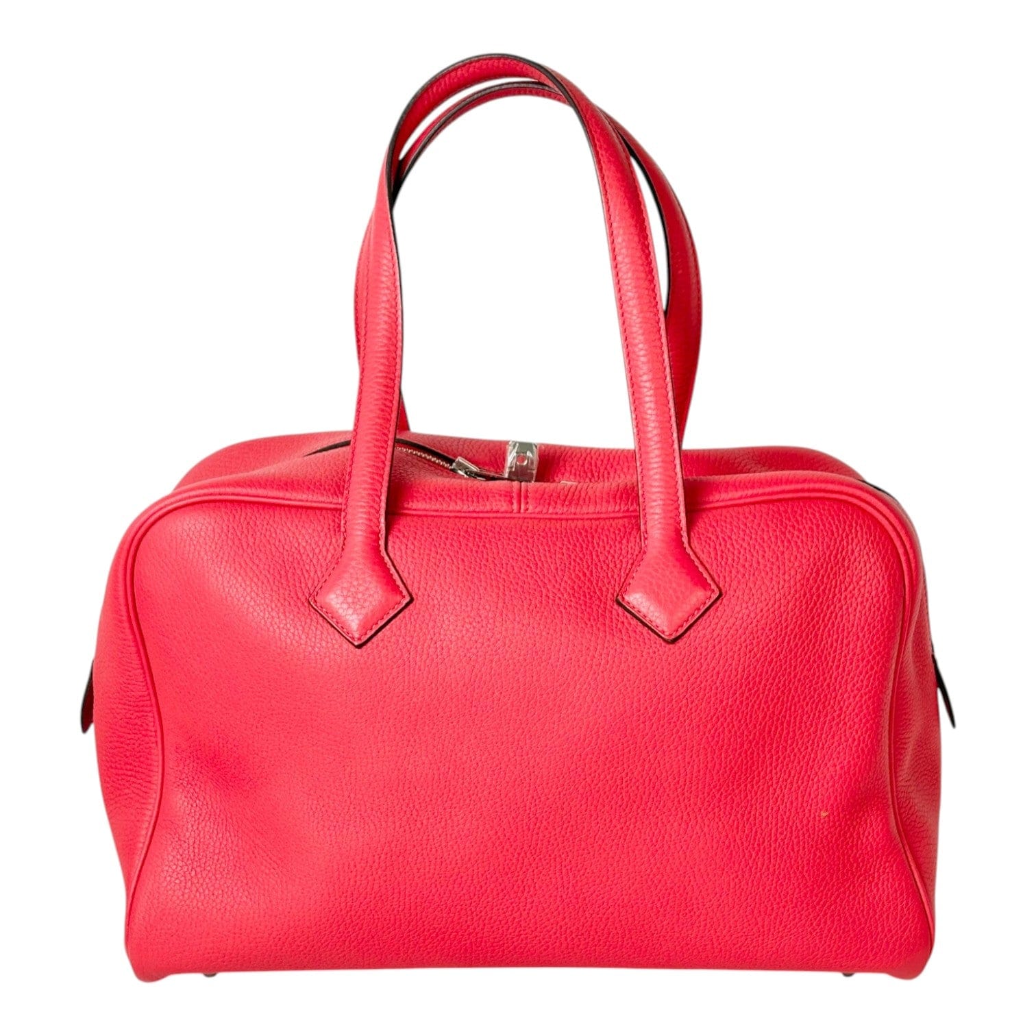 Hermes Hermes Red Victoria Handbag
